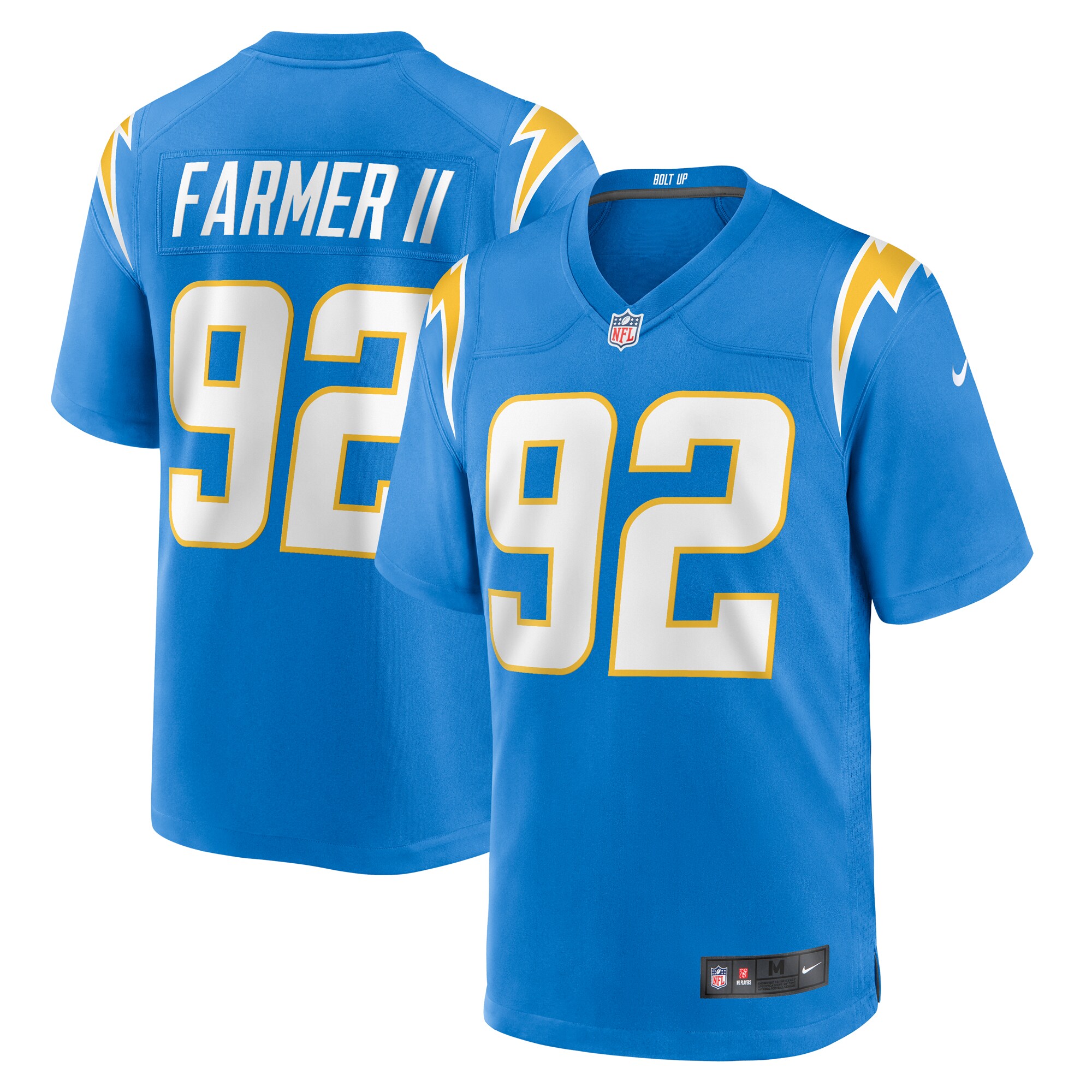 Andrew Farmer Los Angeles Chargers Team Game Jersey - Powder Blue cheap jerseys for sale - CheapJerseys.Shop