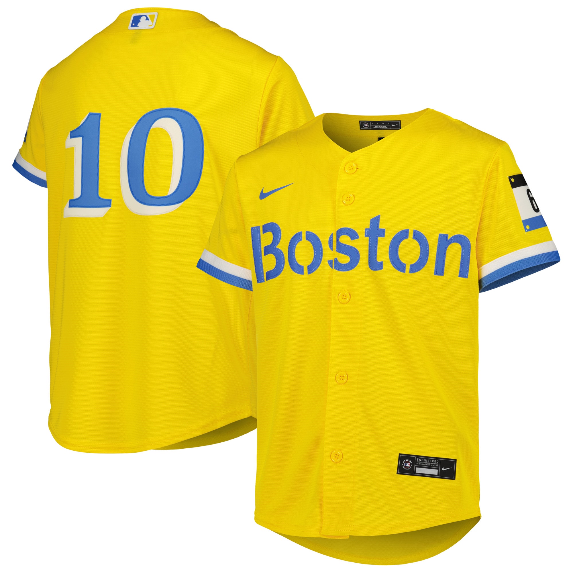 Trevor Story Boston Red Sox Youth City Connect Replica Player Jersey - Gold cheap jerseys for sale - CheapJerseys.Shop