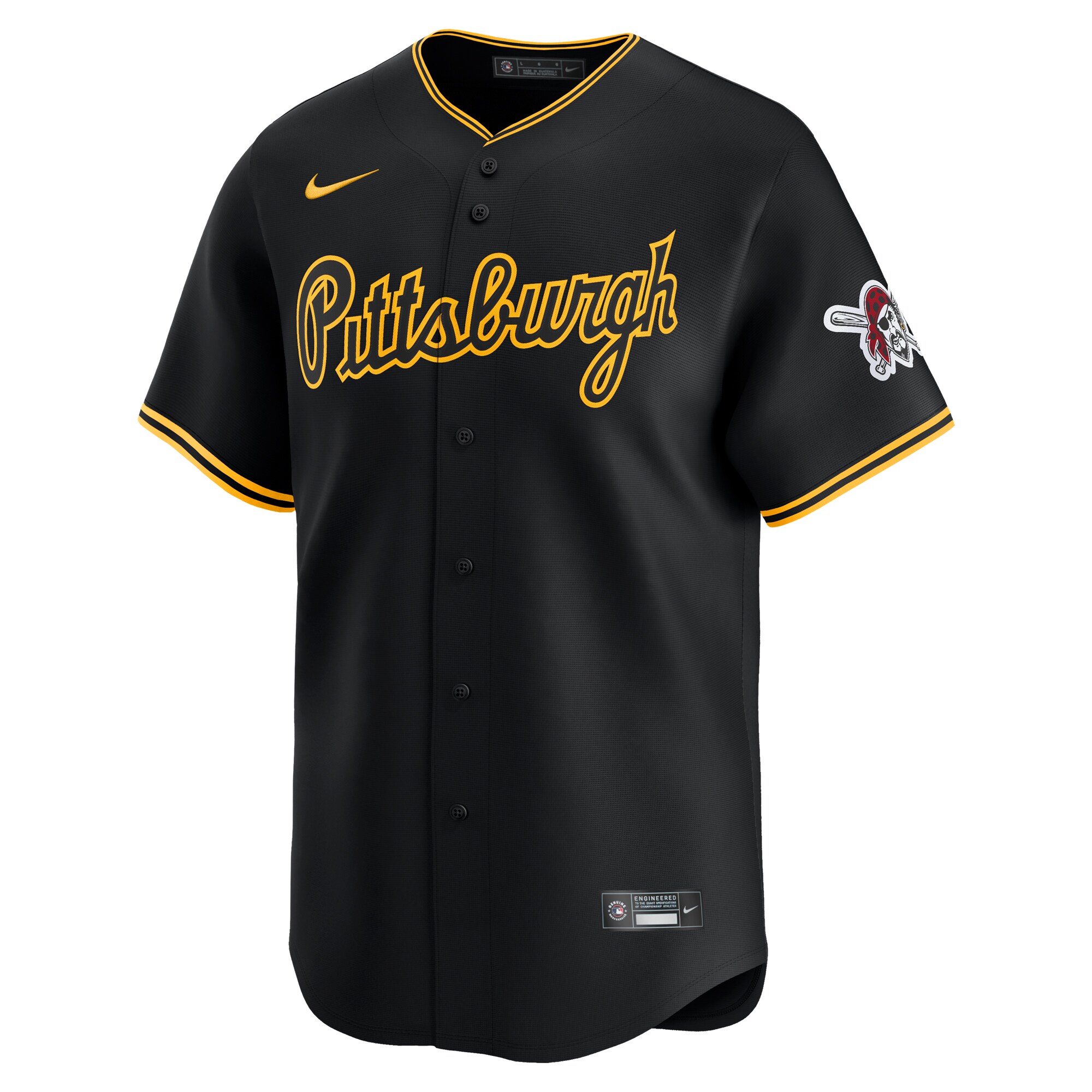 Pittsburgh Pirates Alternate Limited Jersey\u00c2\u00a0\u00e2\u20ac\u201c Black cheap jerseys for sale - CheapJerseys.Shop