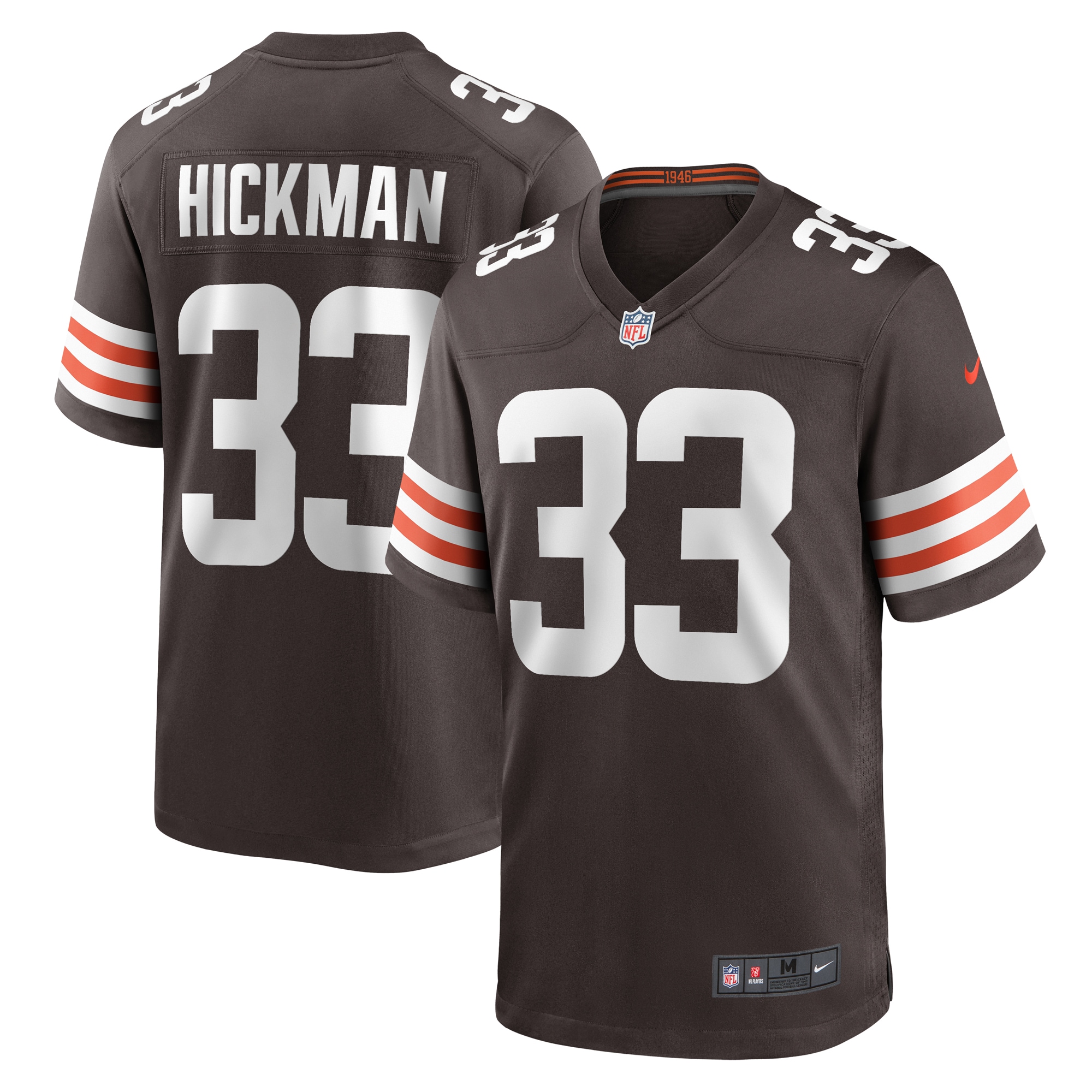 Ronnie Hickman Cleveland Browns Team Game Jersey - Brown cheap jerseys for sale - CheapJerseys.Shop