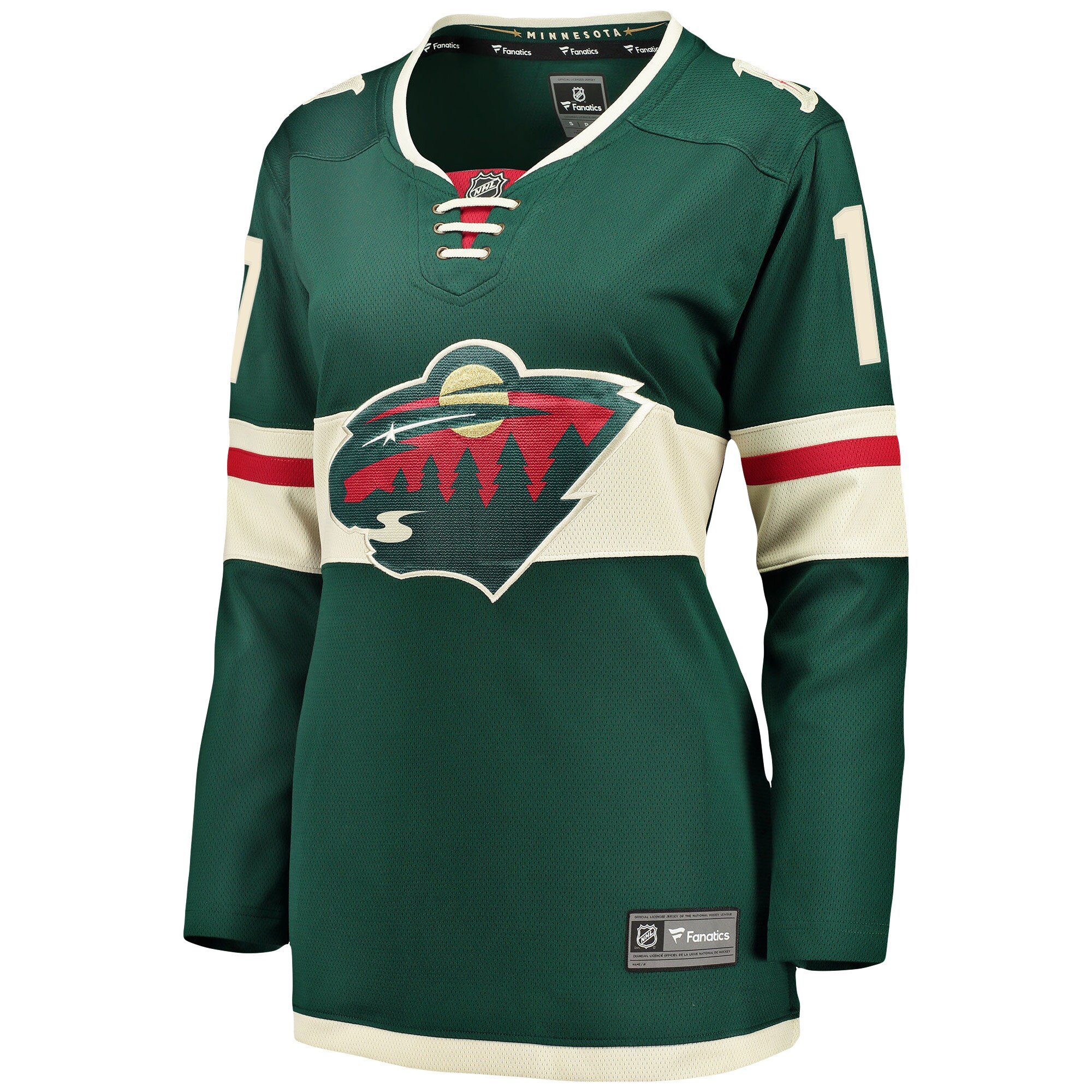 Marcus Foligno Minnesota Wild Fanatics Women's Breakaway Player Jersey - Green cheap jerseys for sale - CheapJerseys.Shop