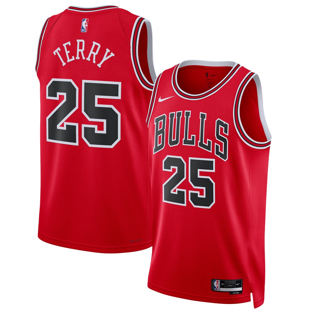 Dalen Terry Chicago Bulls Unisex 2022 Draft First Round Pick Swingman Jersey - Icon Edition - Red cheap jerseys for sale - CheapJerseys.Shop