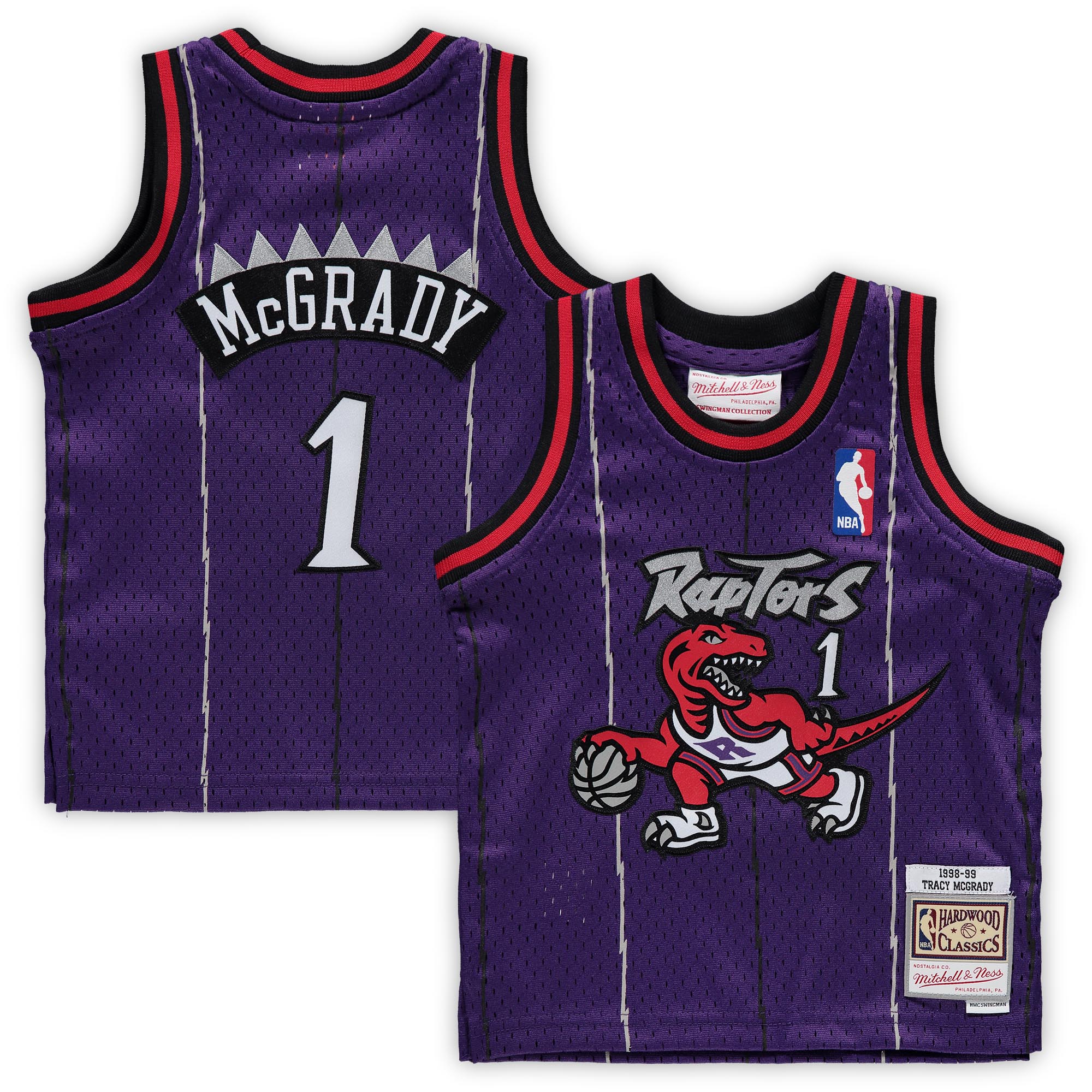 Tracy McGrady Toronto Raptors Mitchell & Ness Infant 1998\/99 Hardwood Classics Retired Player Jersey - Purple cheap jerseys for sale - CheapJerseys.Shop