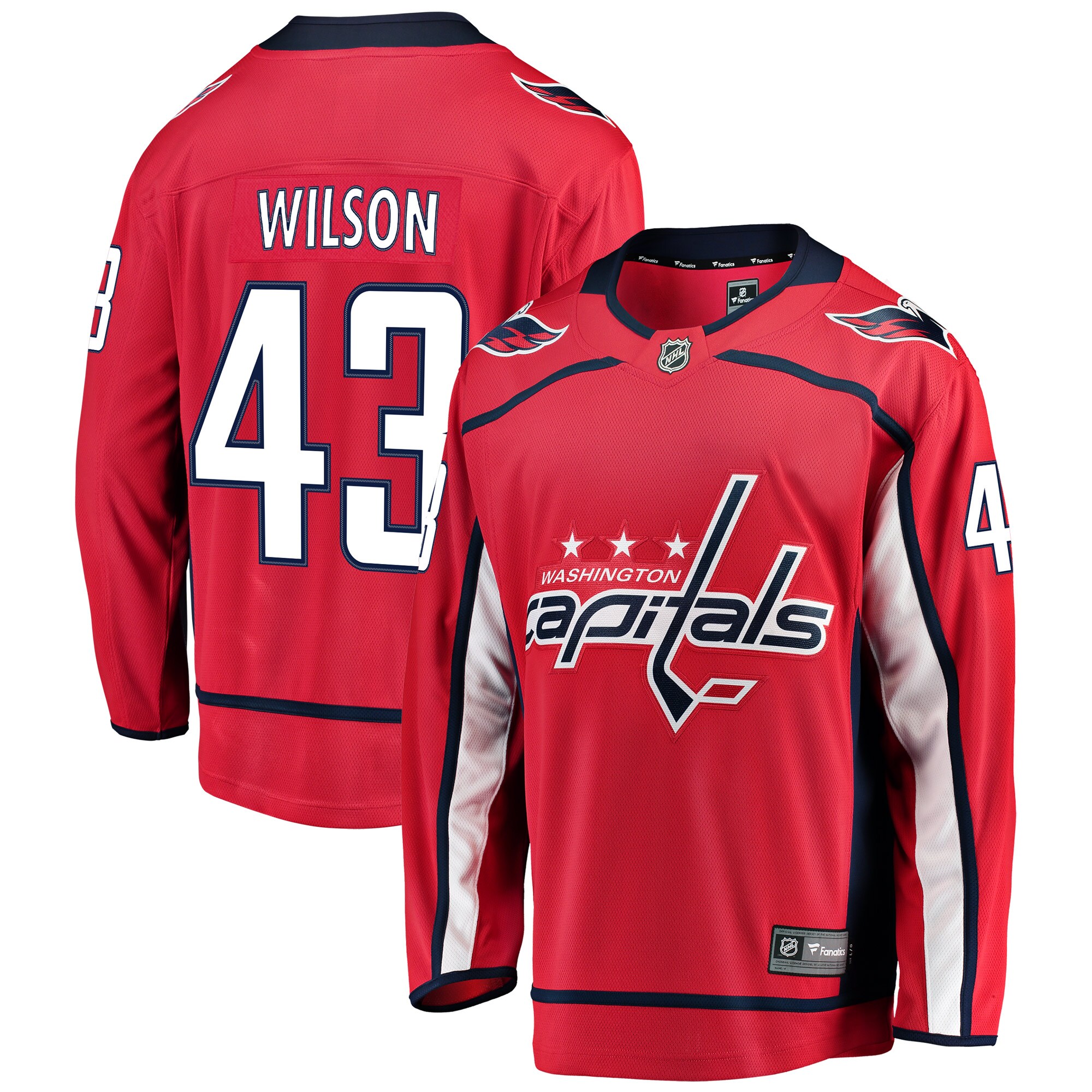 Tom Wilson Washington Capitals Fanatics Home Breakaway Player Jersey - Red cheap jerseys for sale - CheapJerseys.Shop