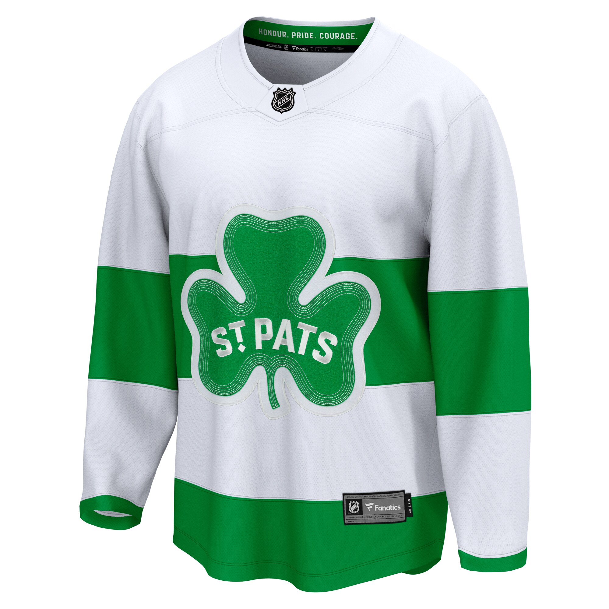 Toronto Maple Leafs Fanatics St. Patricks Alternate Premier Breakaway Jersey - White cheap jerseys for sale - CheapJerseys.Shop