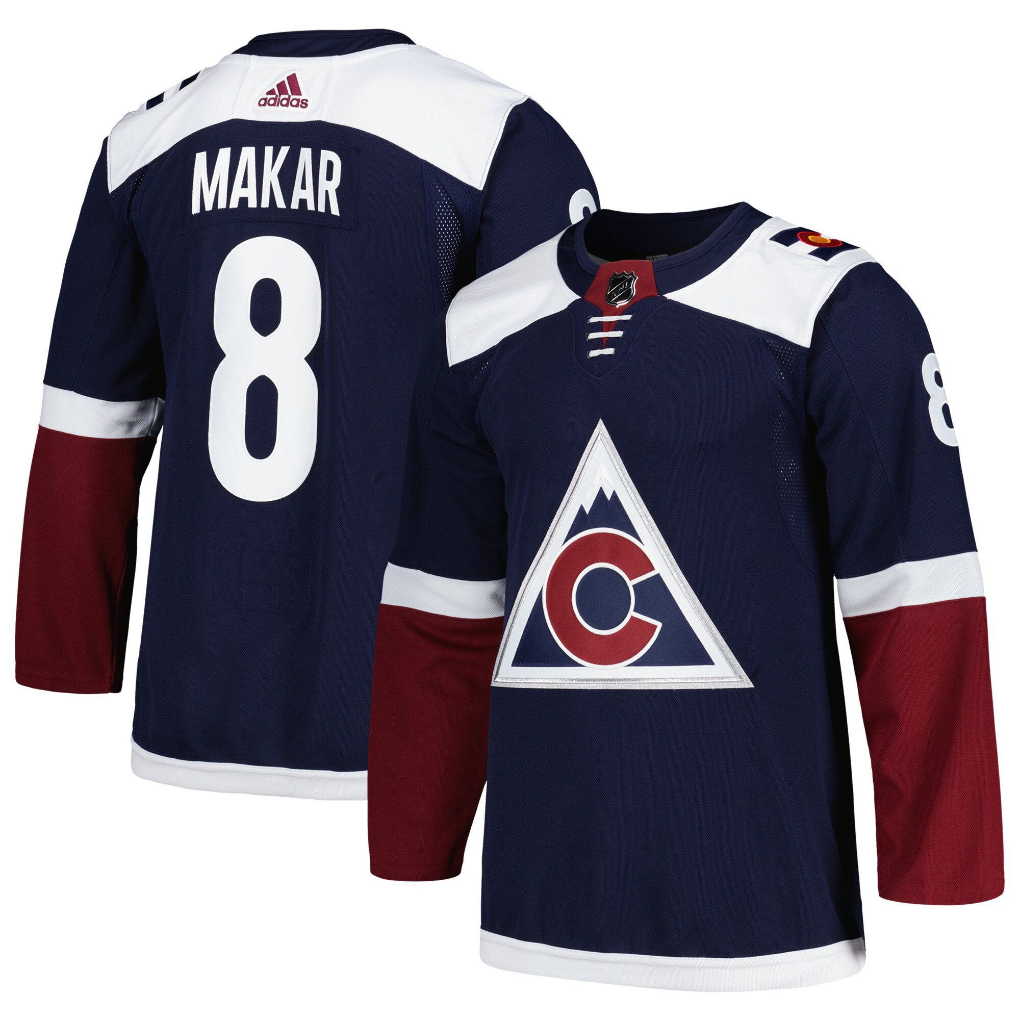 Cale Makar Colorado Avalanche Alternate Primegreen Authentic Pro Player Jersey - Navy cheap jerseys for sale - CheapJerseys.Shop
