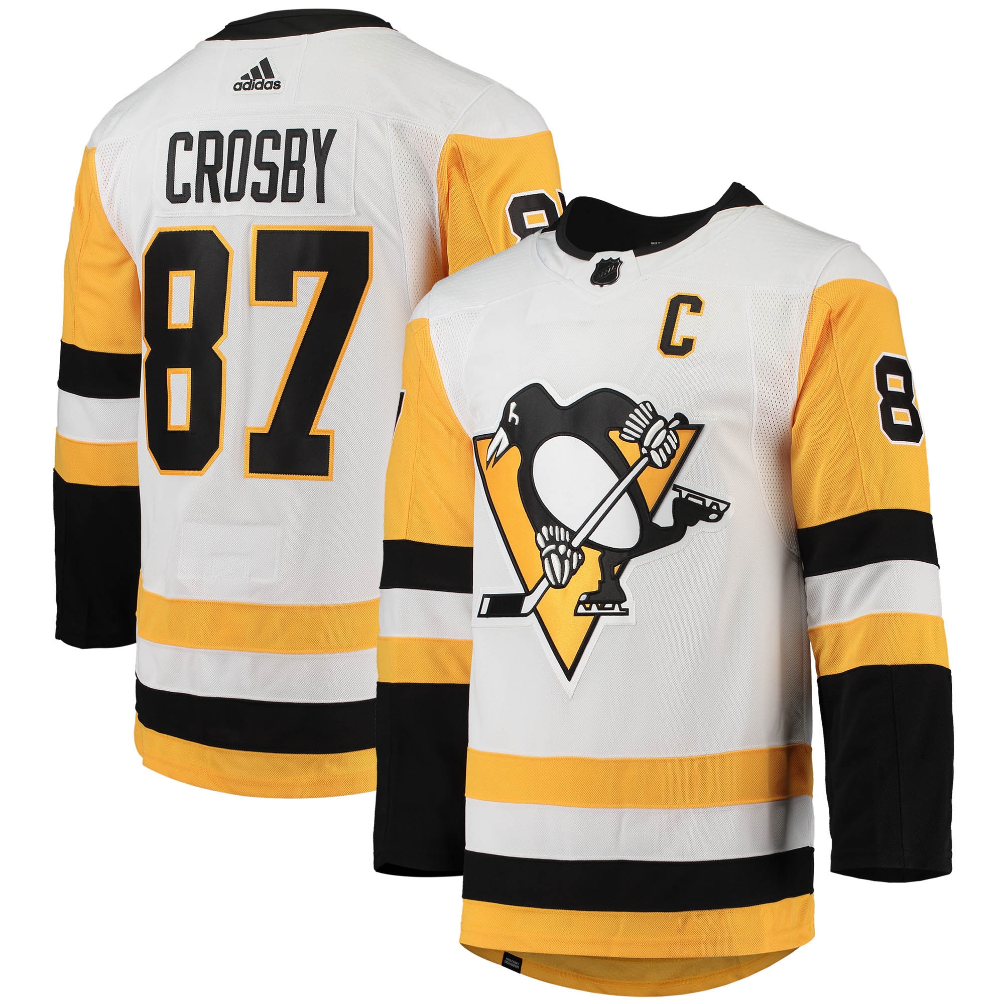 Sidney Crosby Pittsburgh Penguins Away Primegreen Authentic Pro Player Jersey - White cheap jerseys for sale - CheapJerseys.Shop