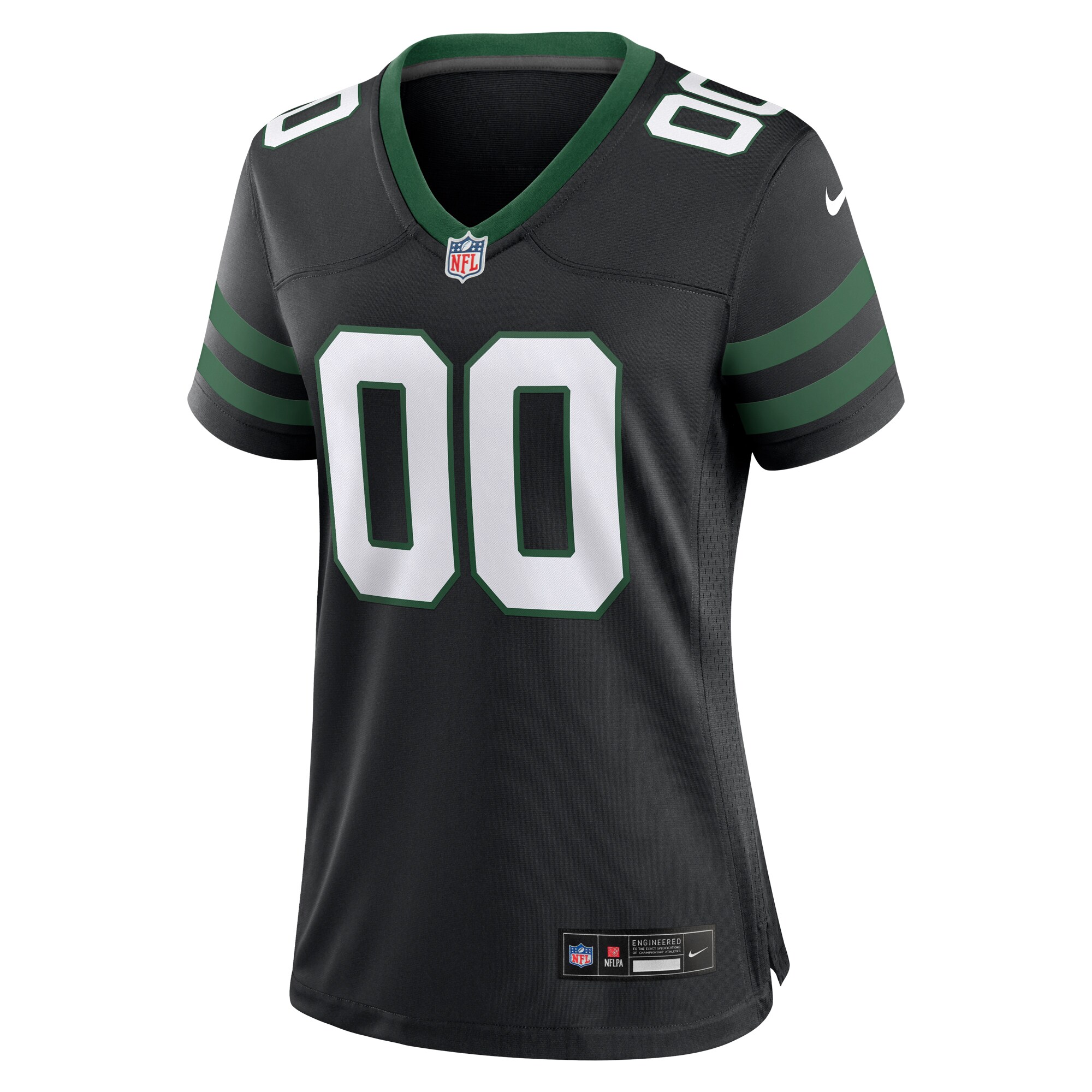 New York Jets Women's Alternate Custom Game Jersey - Legacy Black cheap jerseys for sale - CheapJerseys.Shop