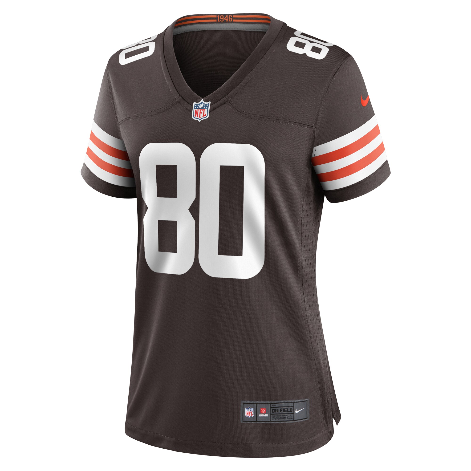Austin Watkins Jr. Cleveland Browns Women's Team Game Jersey - Brown cheap jerseys for sale - CheapJerseys.Shop