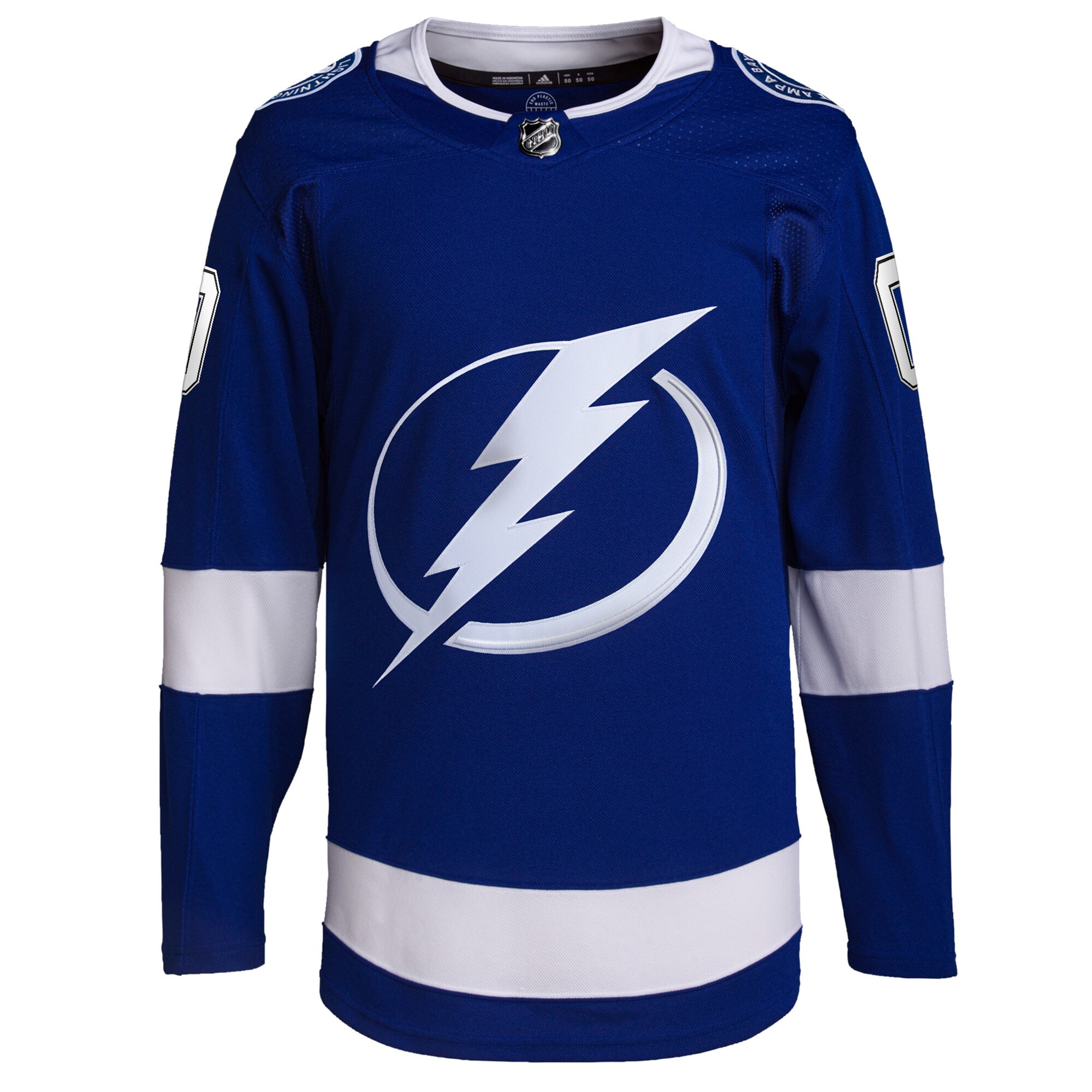 Tampa Bay Lightning Home Primegreen Authentic Custom Jersey - Royal cheap jerseys for sale - CheapJerseys.Shop