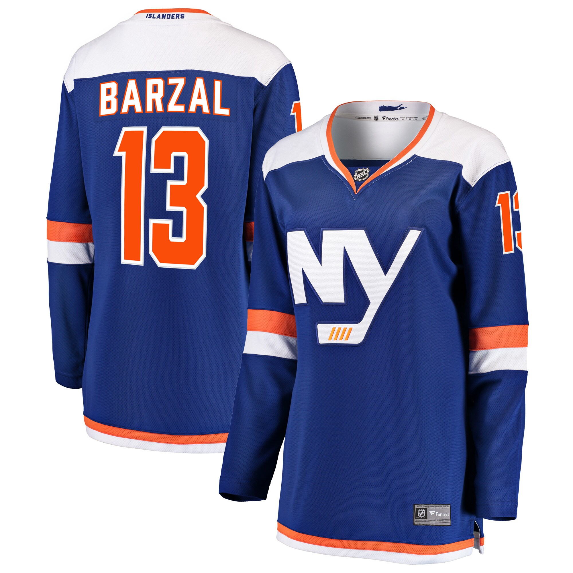 Mathew Barzal New York Islanders Fanatics Women's Alternate Breakaway Jersey - Blue cheap jerseys for sale - CheapJerseys.Shop