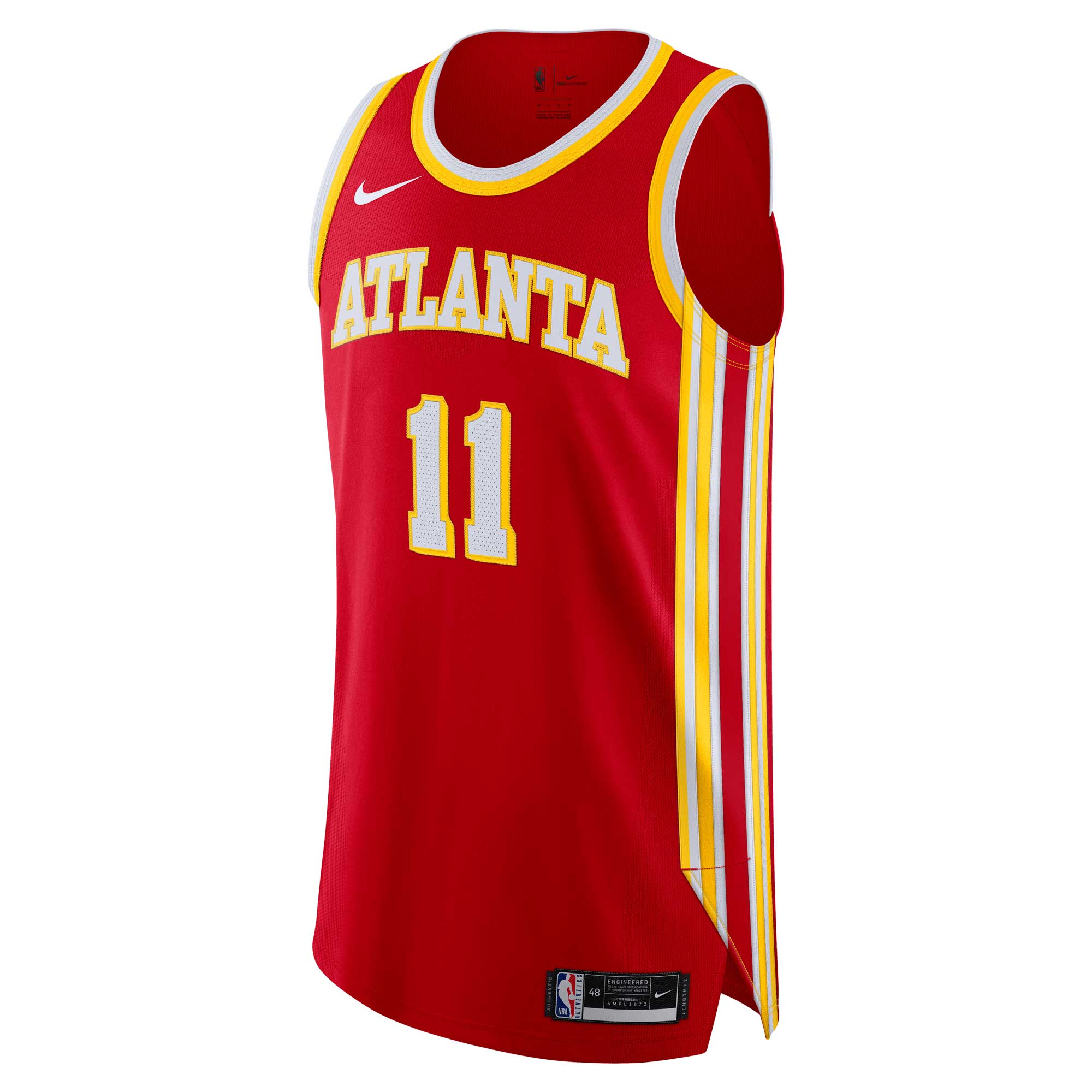 Trae Young Atlanta Hawks Authentic Jersey - Icon Edition - Red cheap jerseys for sale - CheapJerseys.Shop