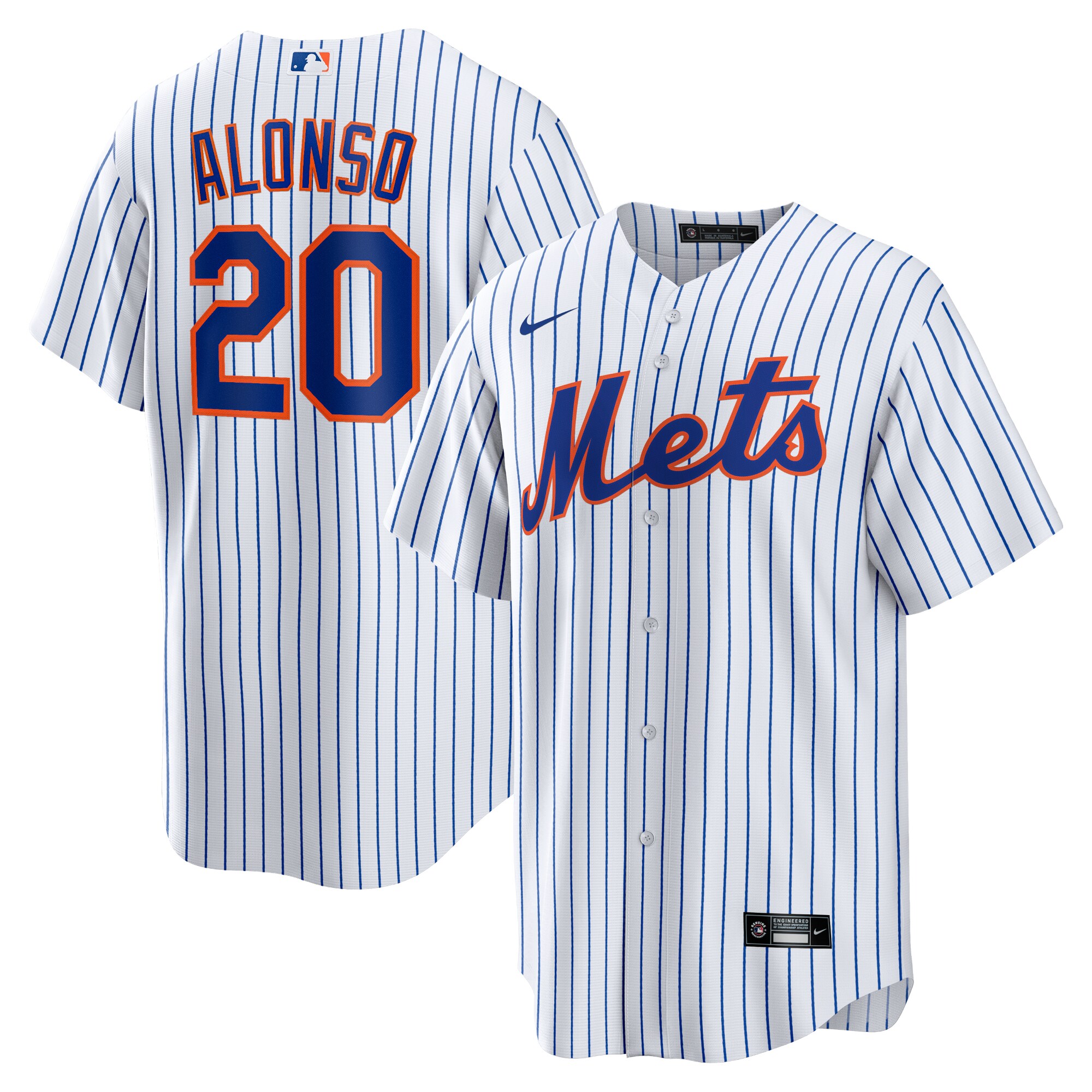 Pete Alonso New York Mets Home Replica Player Name Jersey - White cheap jerseys for sale - CheapJerseys.Shop