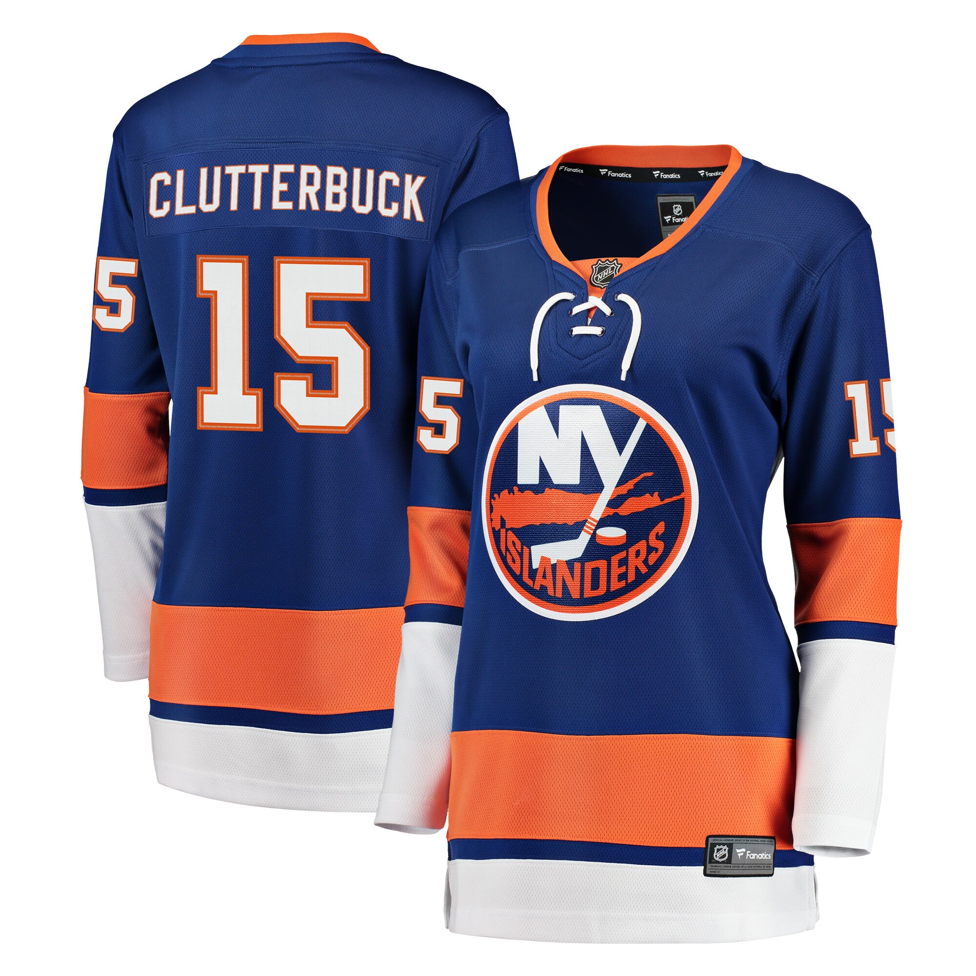 Cal Clutterbuck New York Islanders Fanatics Women's Breakaway Player Jersey - Royal cheap jerseys for sale - CheapJerseys.Shop