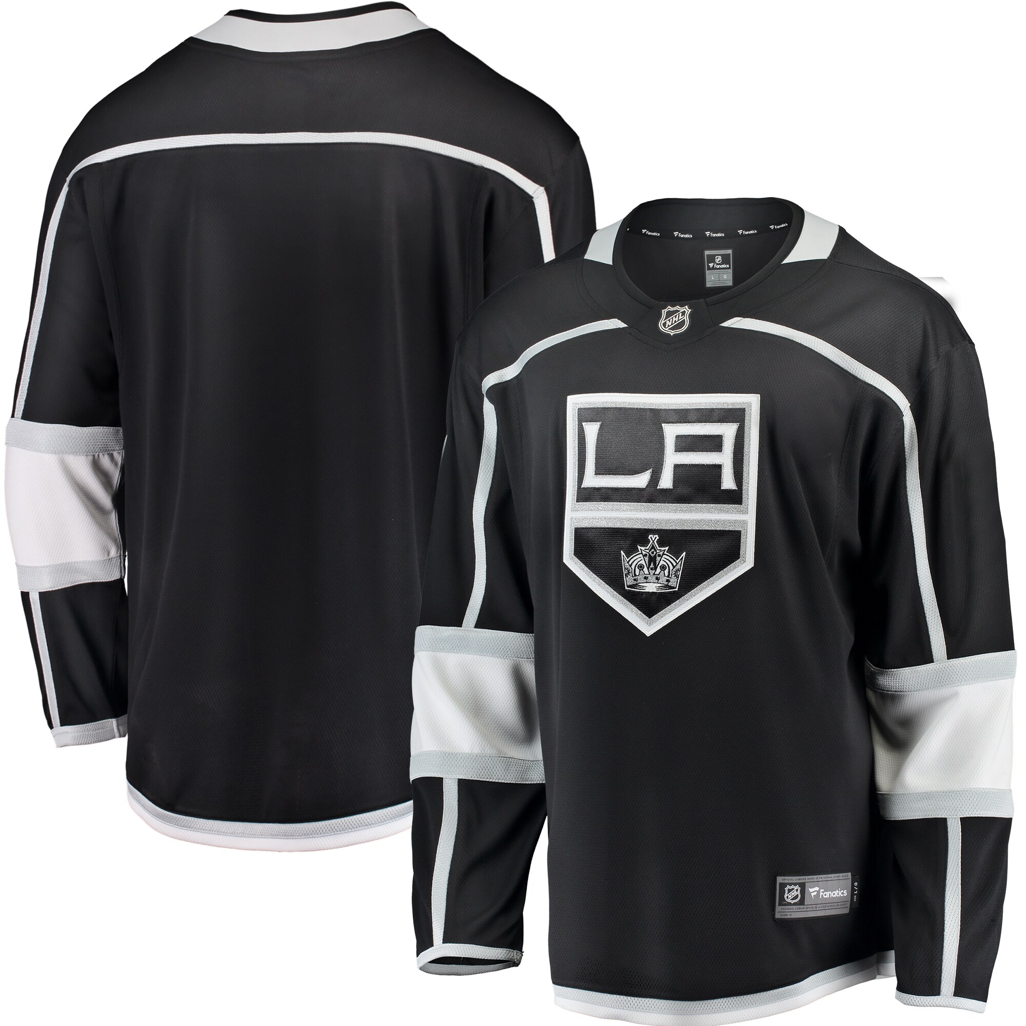 Los Angeles Kings Fanatics Breakaway Home Jersey - Black cheap jerseys for sale - CheapJerseys.Shop