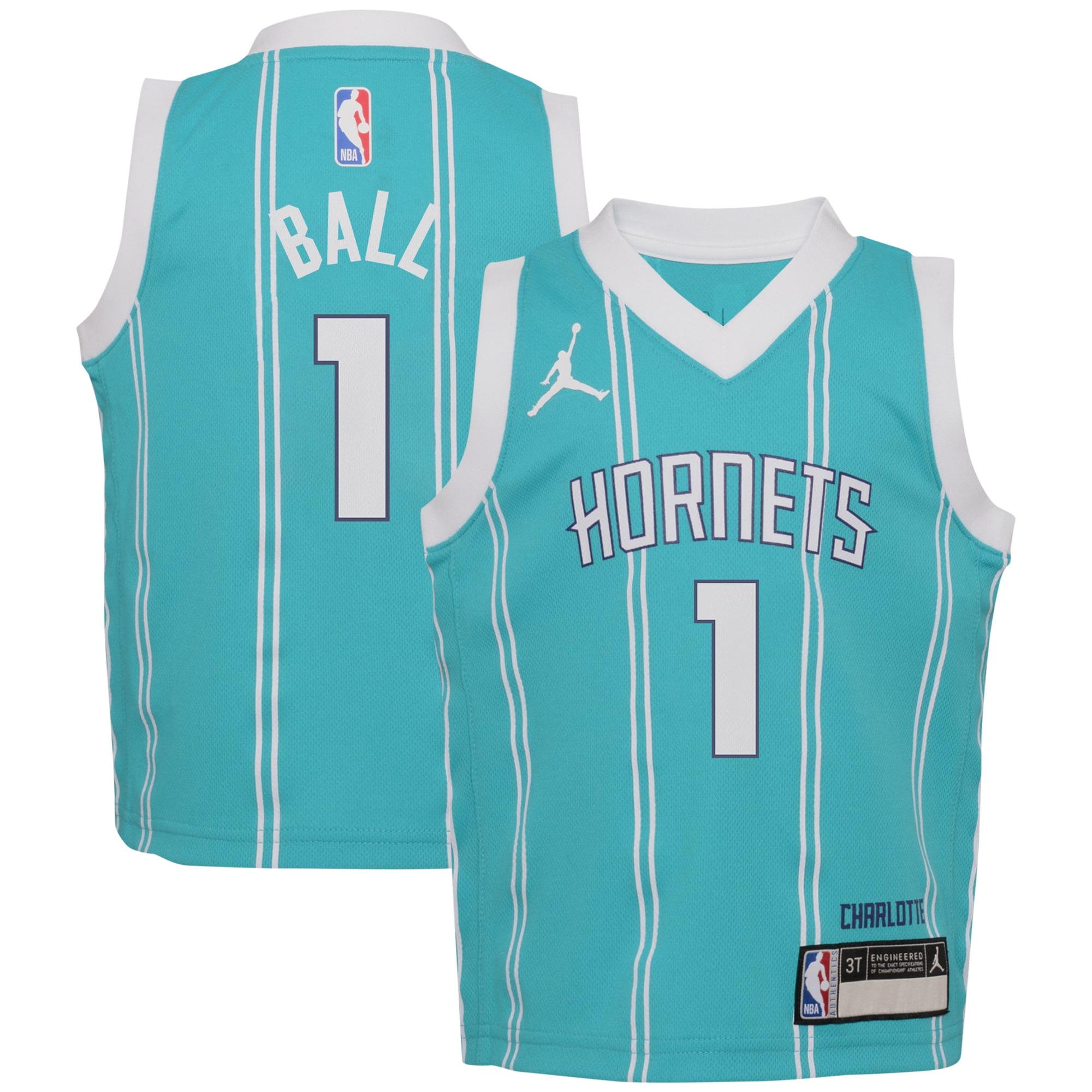LaMelo Ball Charlotte Hornets Jordan Brand Infant Swingman Player Jersey - Icon Edition - Teal cheap jerseys for sale - CheapJerseys.Shop
