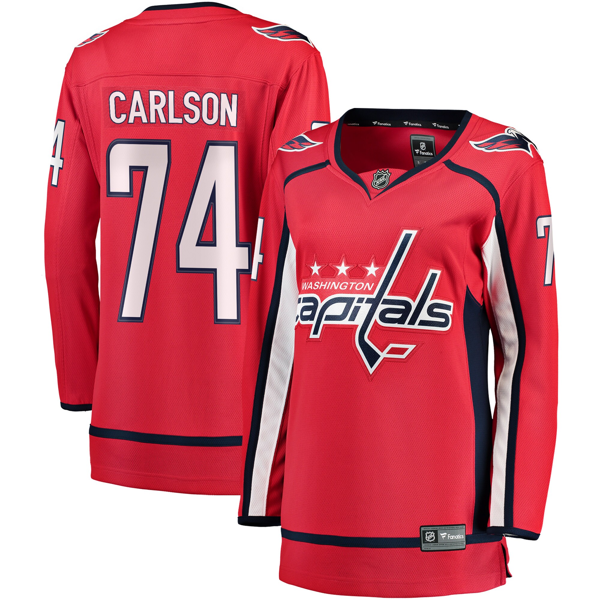 John Carlson Washington Capitals Fanatics Women's Breakaway Player Jersey - Red cheap jerseys for sale - CheapJerseys.Shop