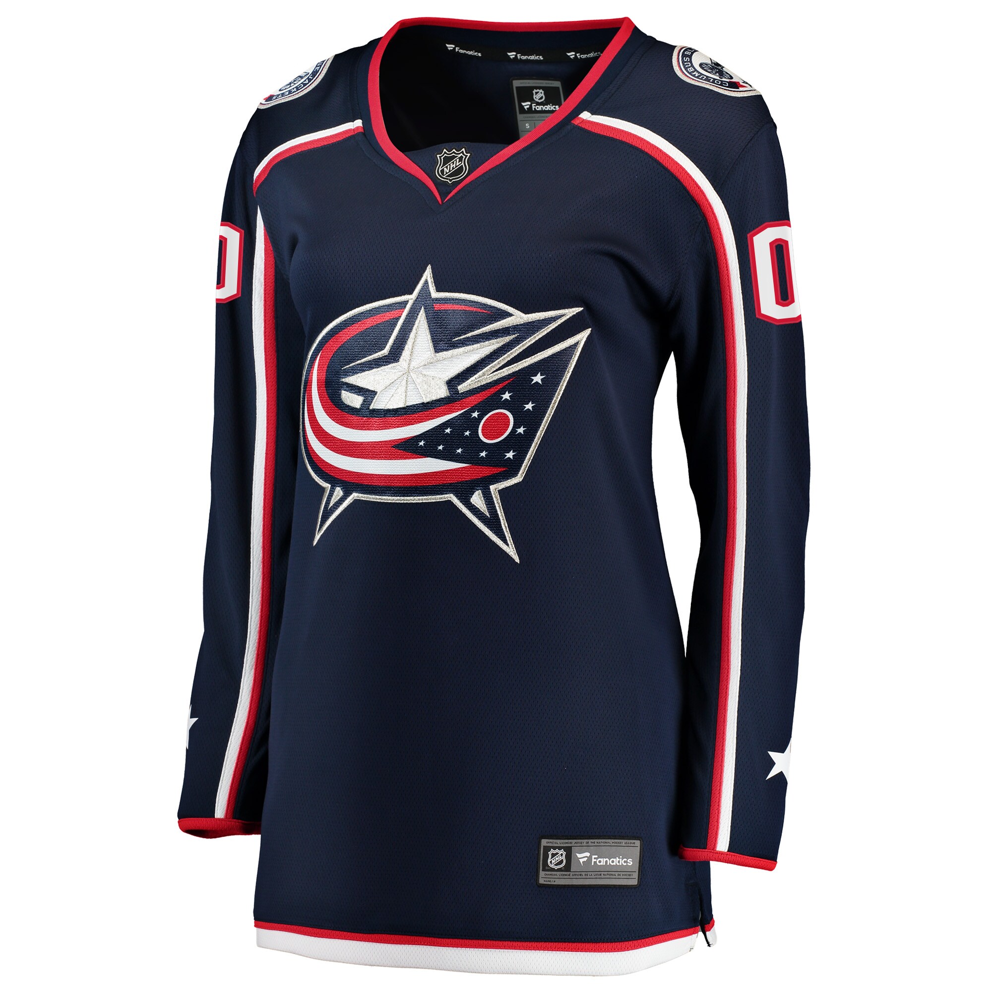 Columbus Blue Jackets Fanatics Women's Home Breakaway Custom Jersey - Navy cheap jerseys for sale - CheapJerseys.Shop