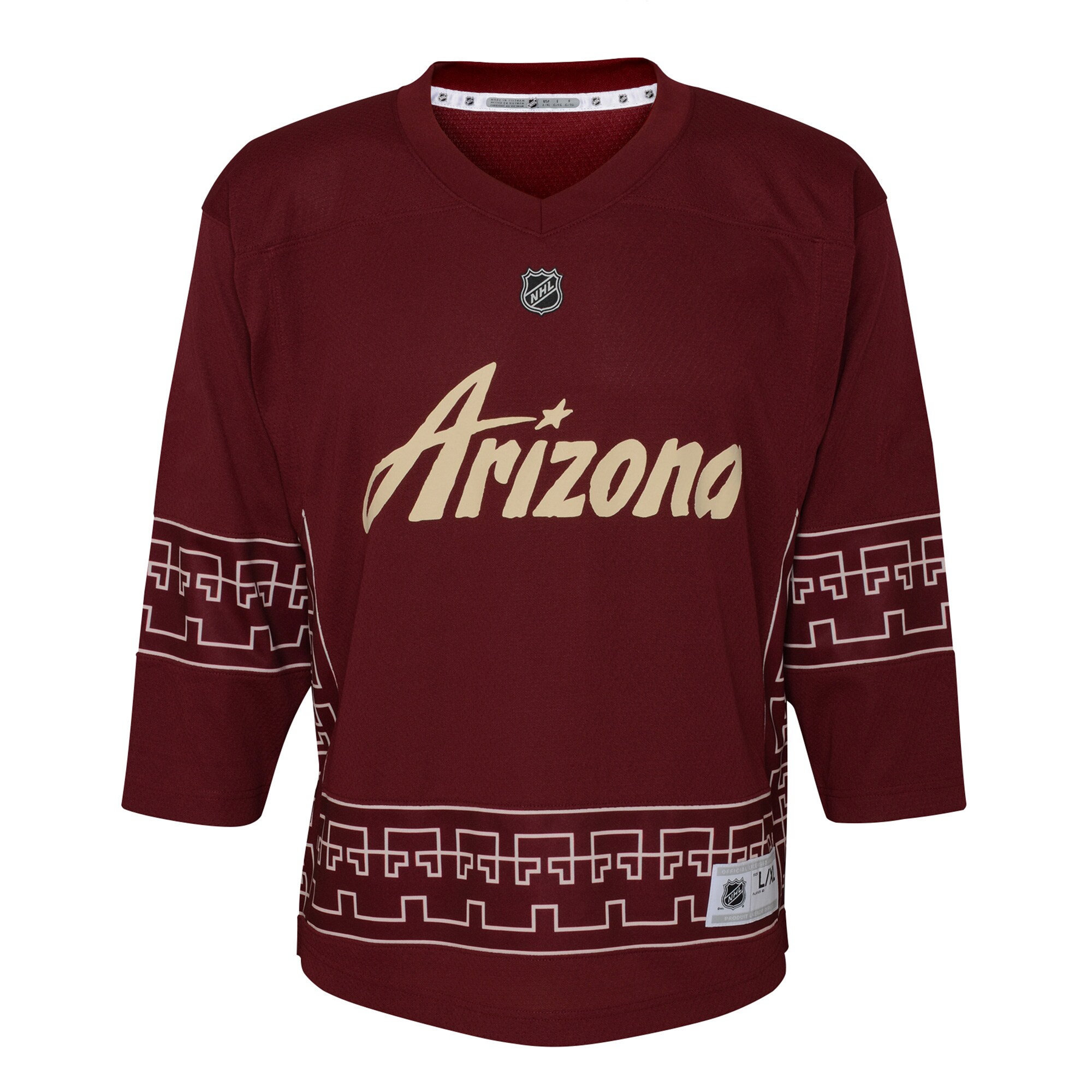 Clayton Keller Arizona Coyotes Toddler Alternate 2022\/23 Replica Player Jersey - Garnet cheap jerseys for sale - CheapJerseys.Shop