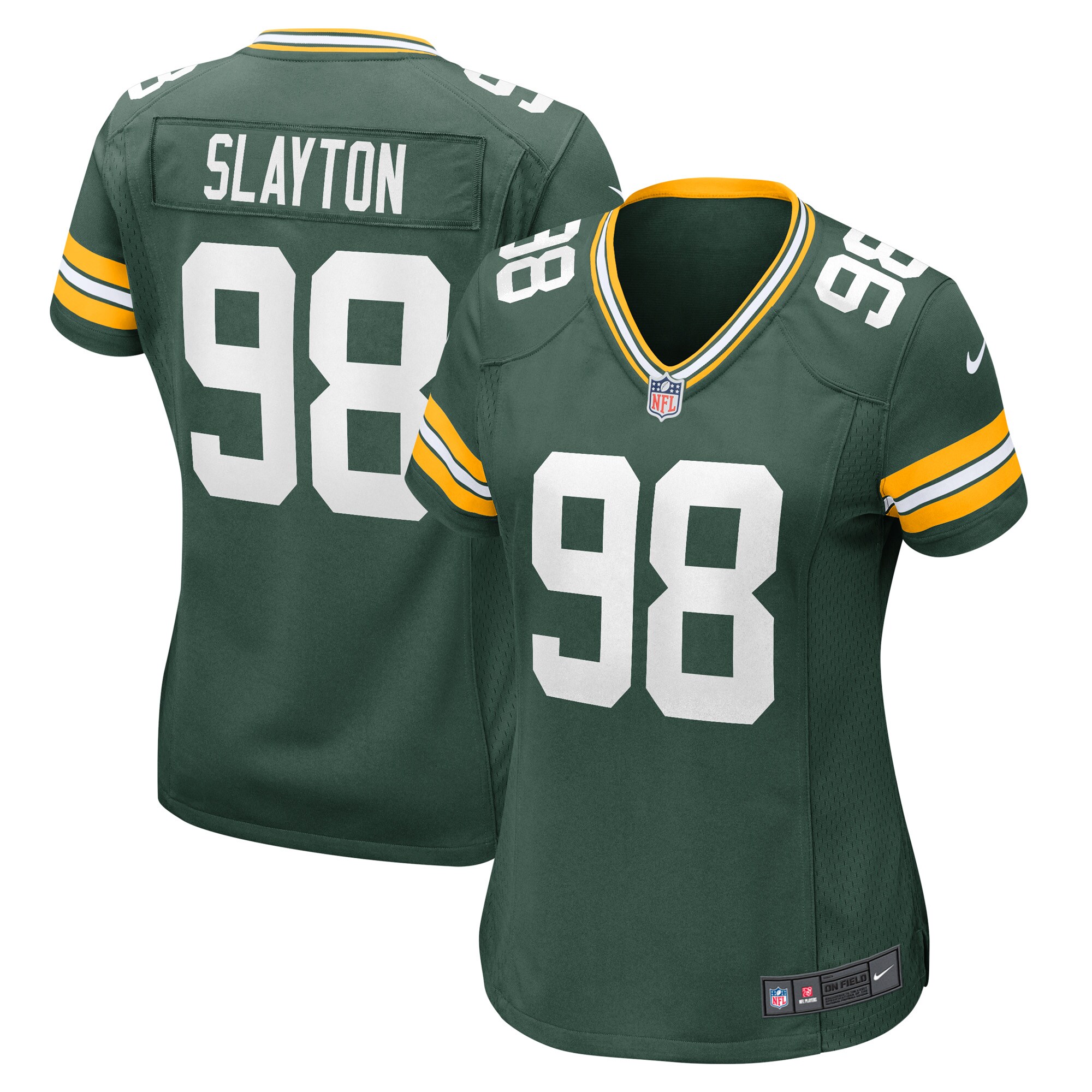 Chris Slayton Green Bay Packers Women's Game Player Jersey - Green cheap jerseys for sale - CheapJerseys.Shop