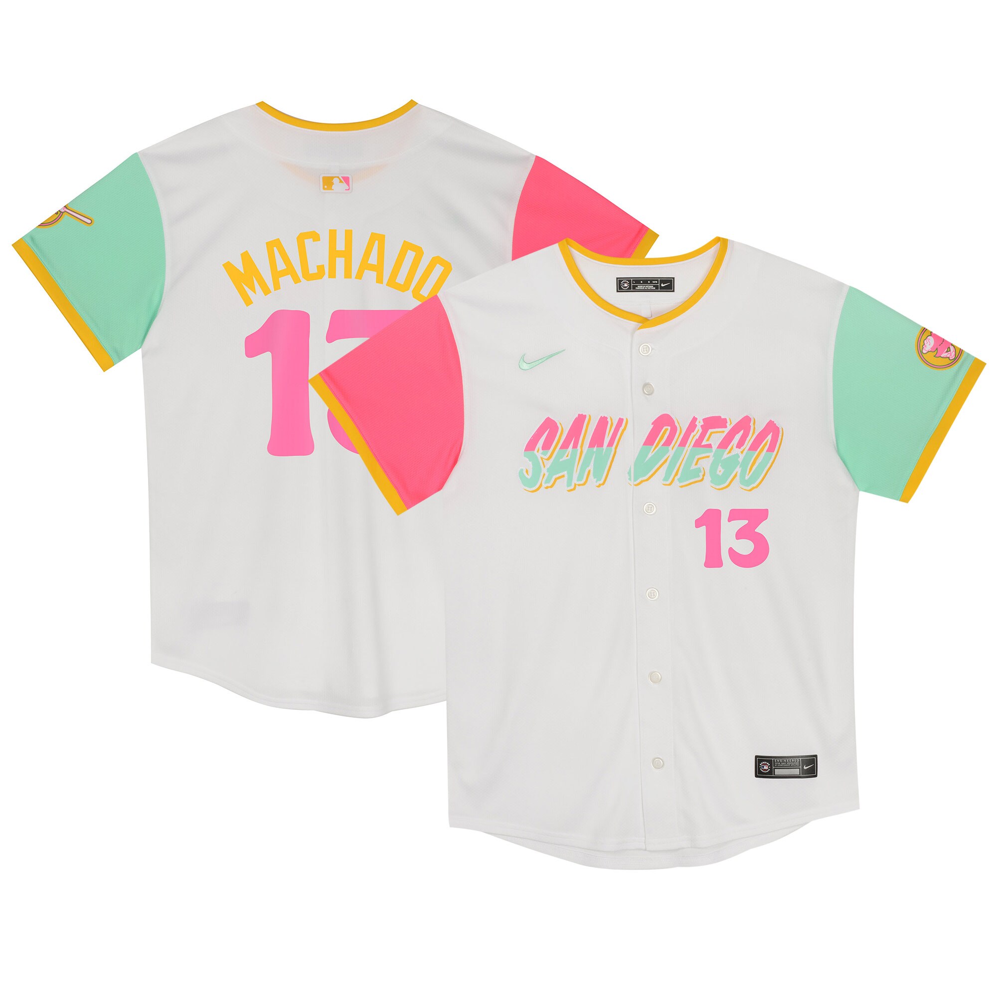 Manny Machado San Diego Padres Preschool City Connect Limited Player Jersey - White cheap jerseys for sale - CheapJerseys.Shop