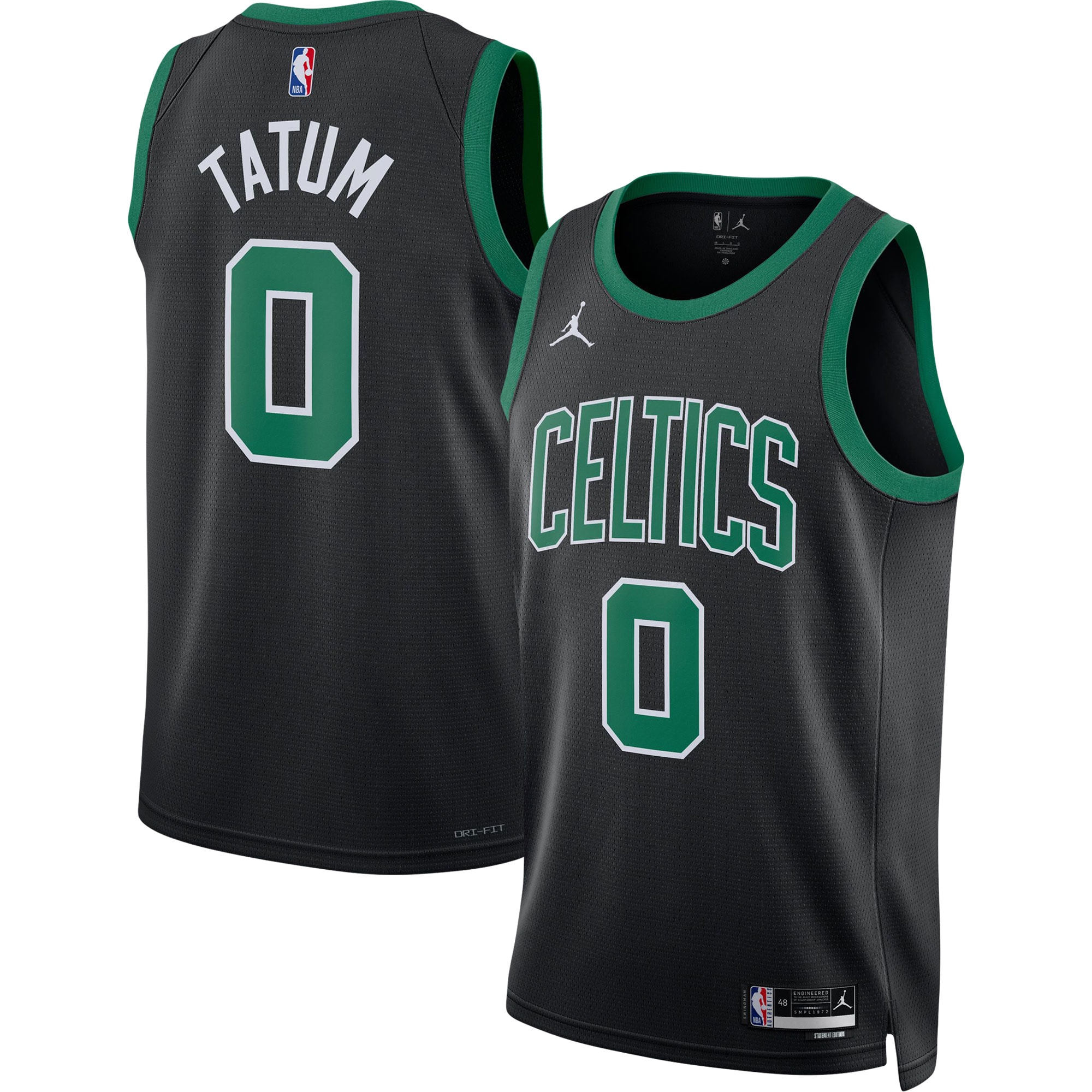 Jayson Tatum Boston Celtics Jordan Brand Unisex Swingman Jersey - Statement Edition - Black cheap jerseys for sale - CheapJerseys.Shop