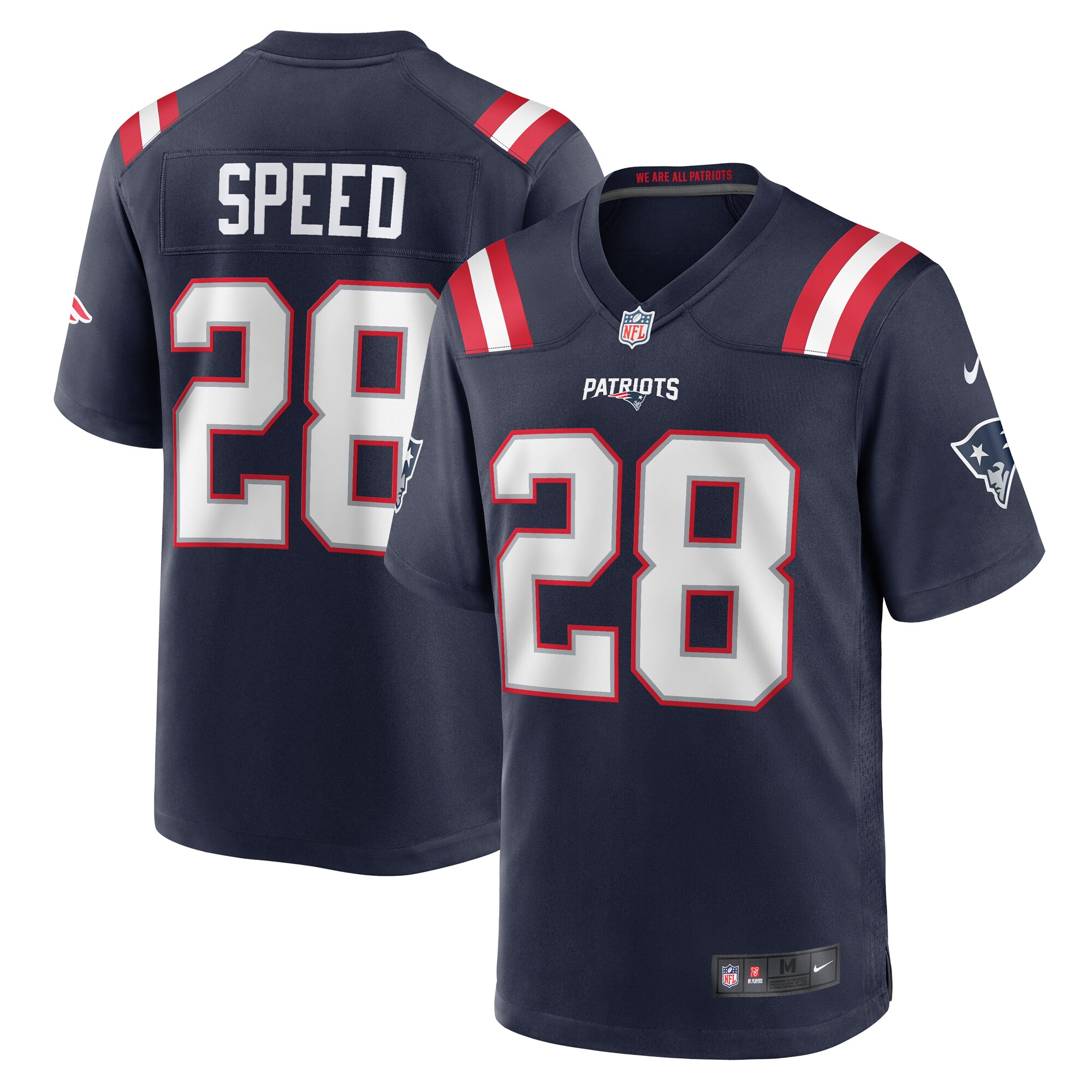 Ameer Speed New England Patriots Team Game Jersey - Navy cheap jerseys for sale - CheapJerseys.Shop