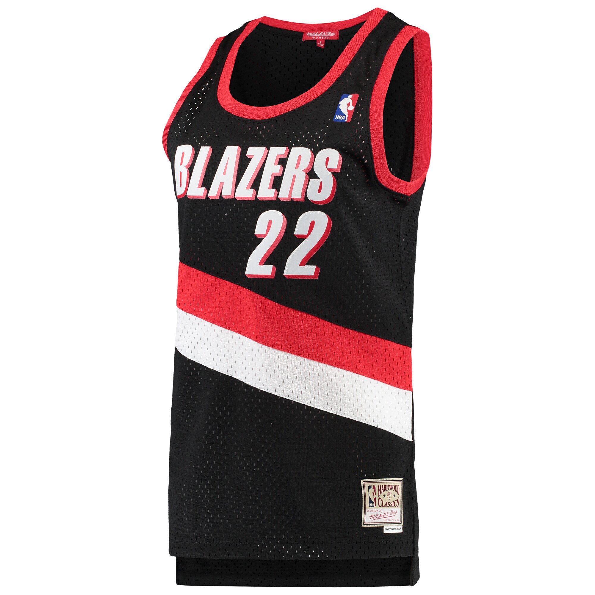 Clyde Drexler Portland Trail Blazers Mitchell & Ness Women's 1991\/92 Hardwood Classics Swingman Jersey - Black cheap jerseys for sale - CheapJerseys.Shop