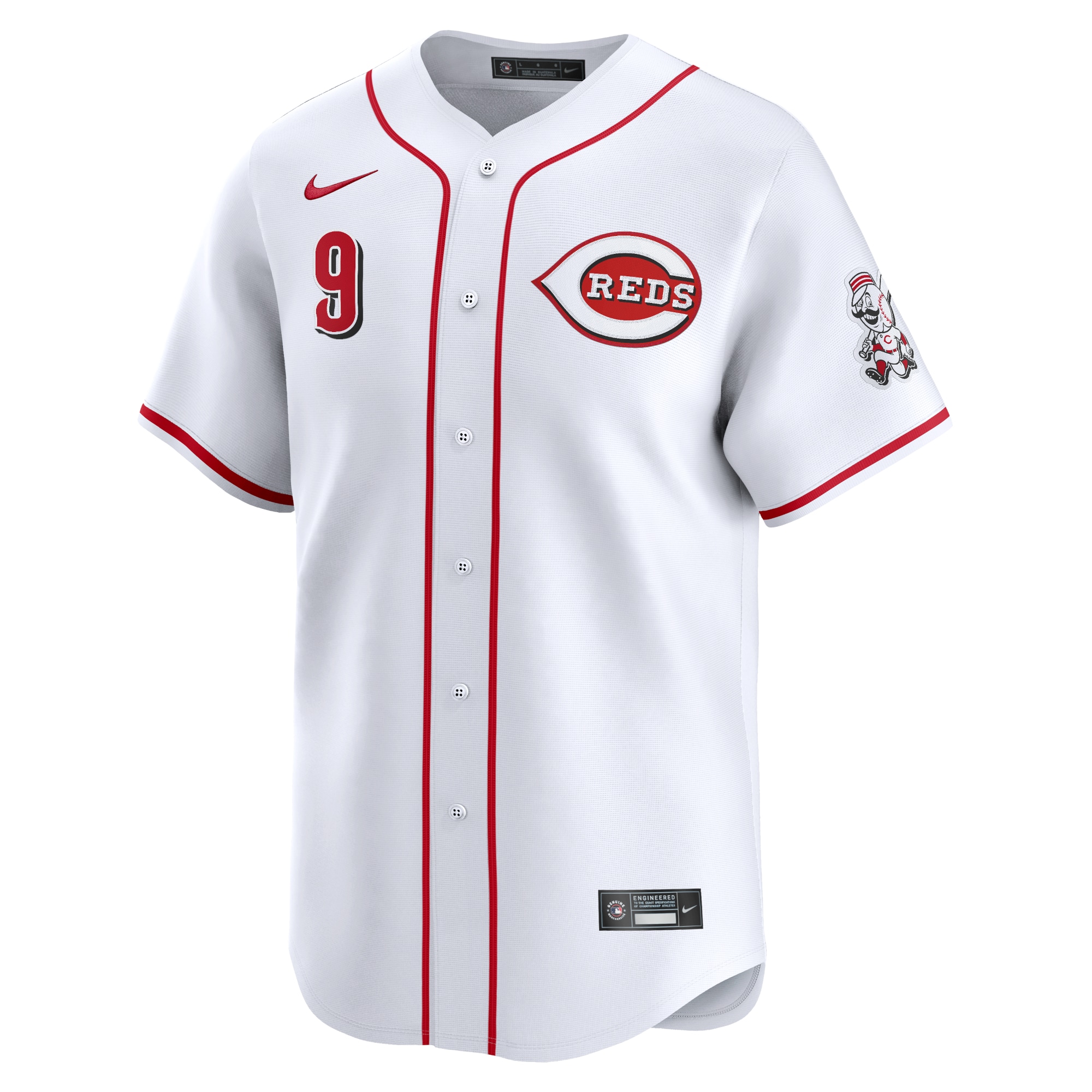 Matt McLain Cincinnati Reds Home Limited Player Jersey - White cheap jerseys for sale - CheapJerseys.Shop