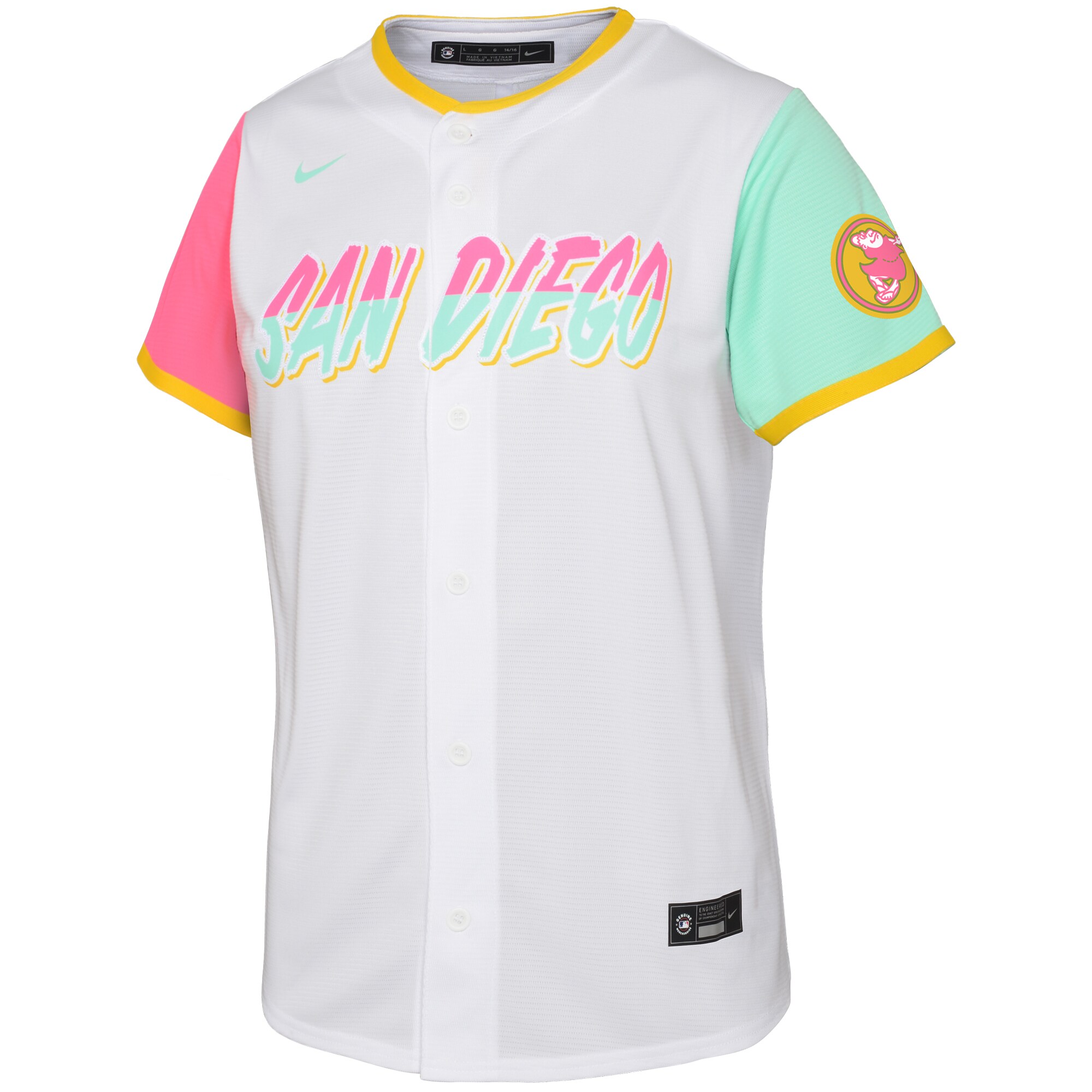 Fernando Tatis Jr. San Diego Padres Toddler City Connect Replica Player Jersey - White cheap jerseys for sale - CheapJerseys.Shop
