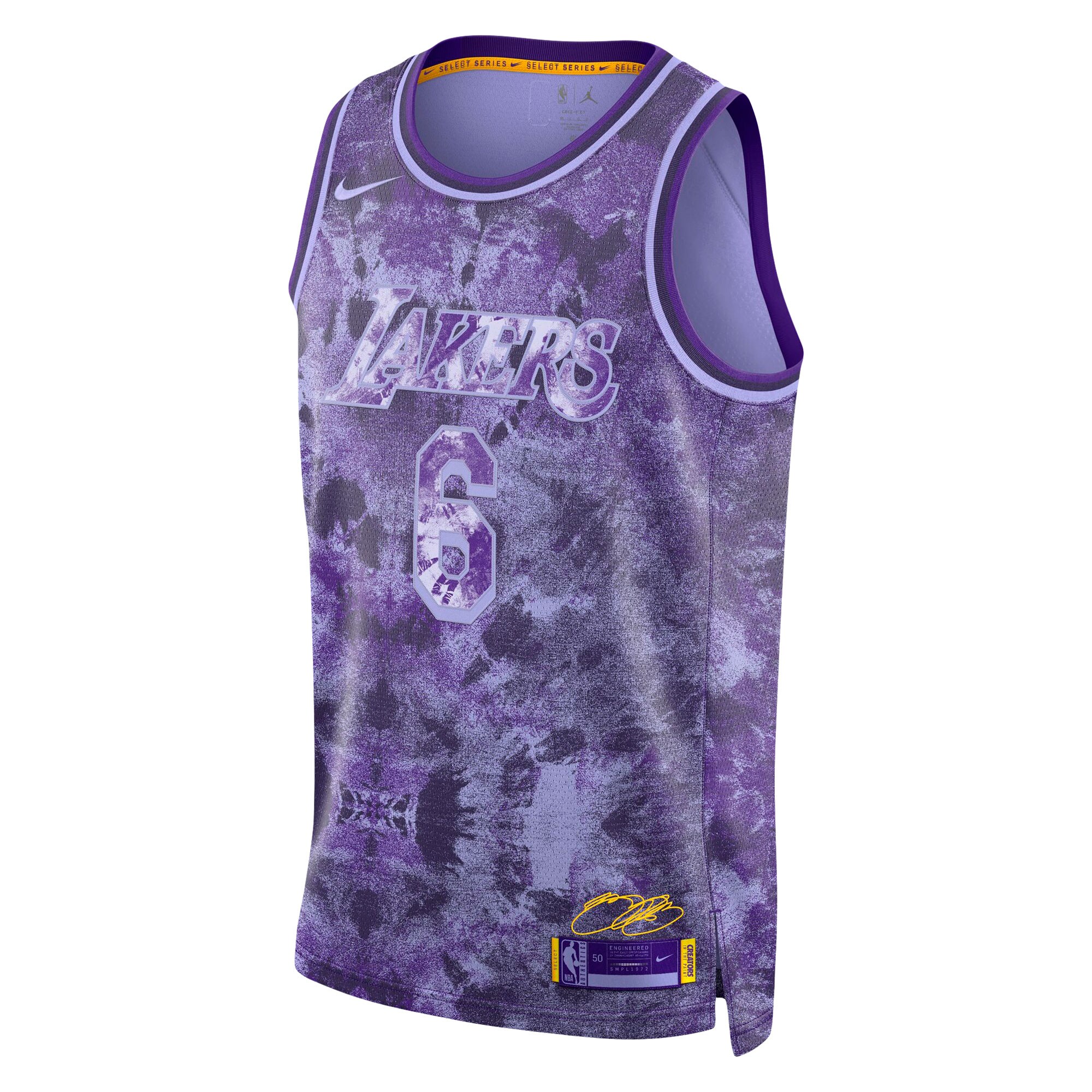 LeBron James Los Angeles Lakers Unisex Select Series Swingman Jersey - Purple cheap jerseys for sale - CheapJerseys.Shop