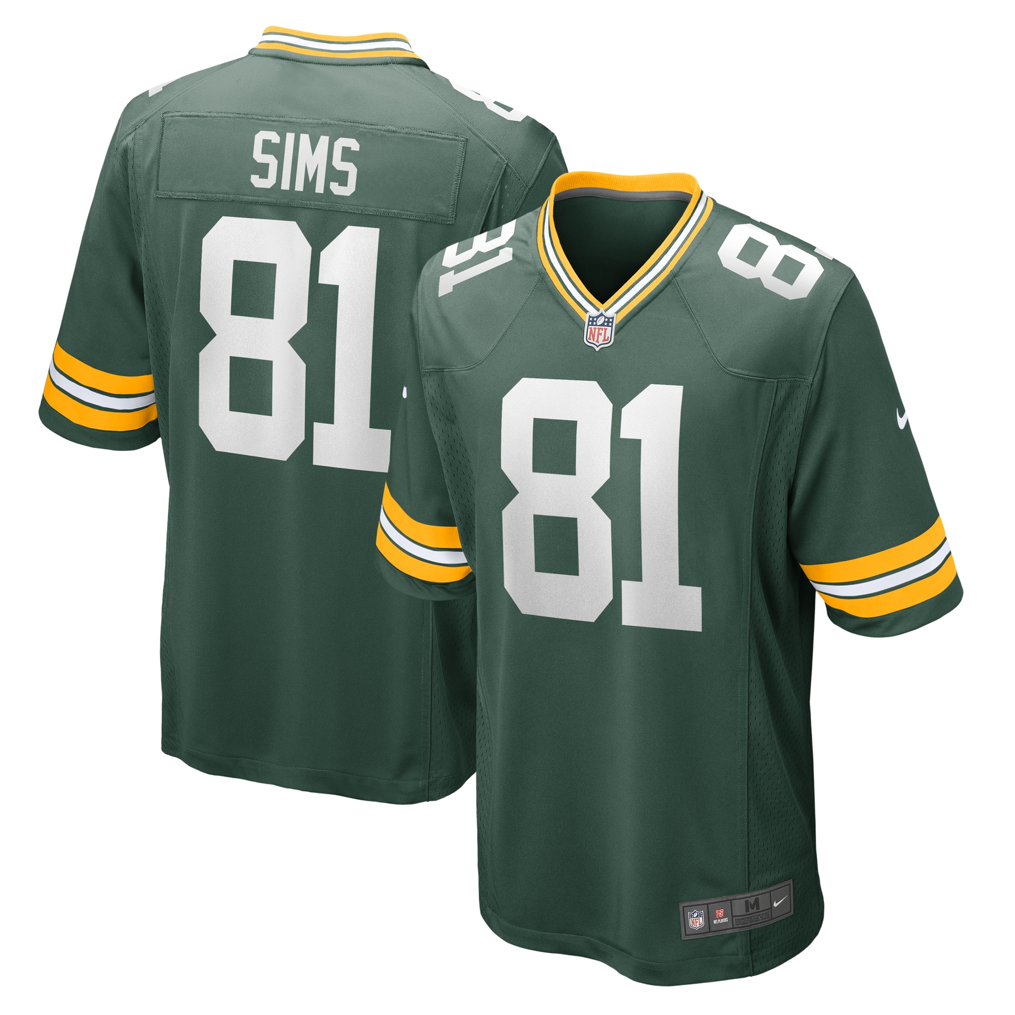 Ben Sims Green Bay Packers Team Game Jersey - Green cheap jerseys for sale - CheapJerseys.Shop