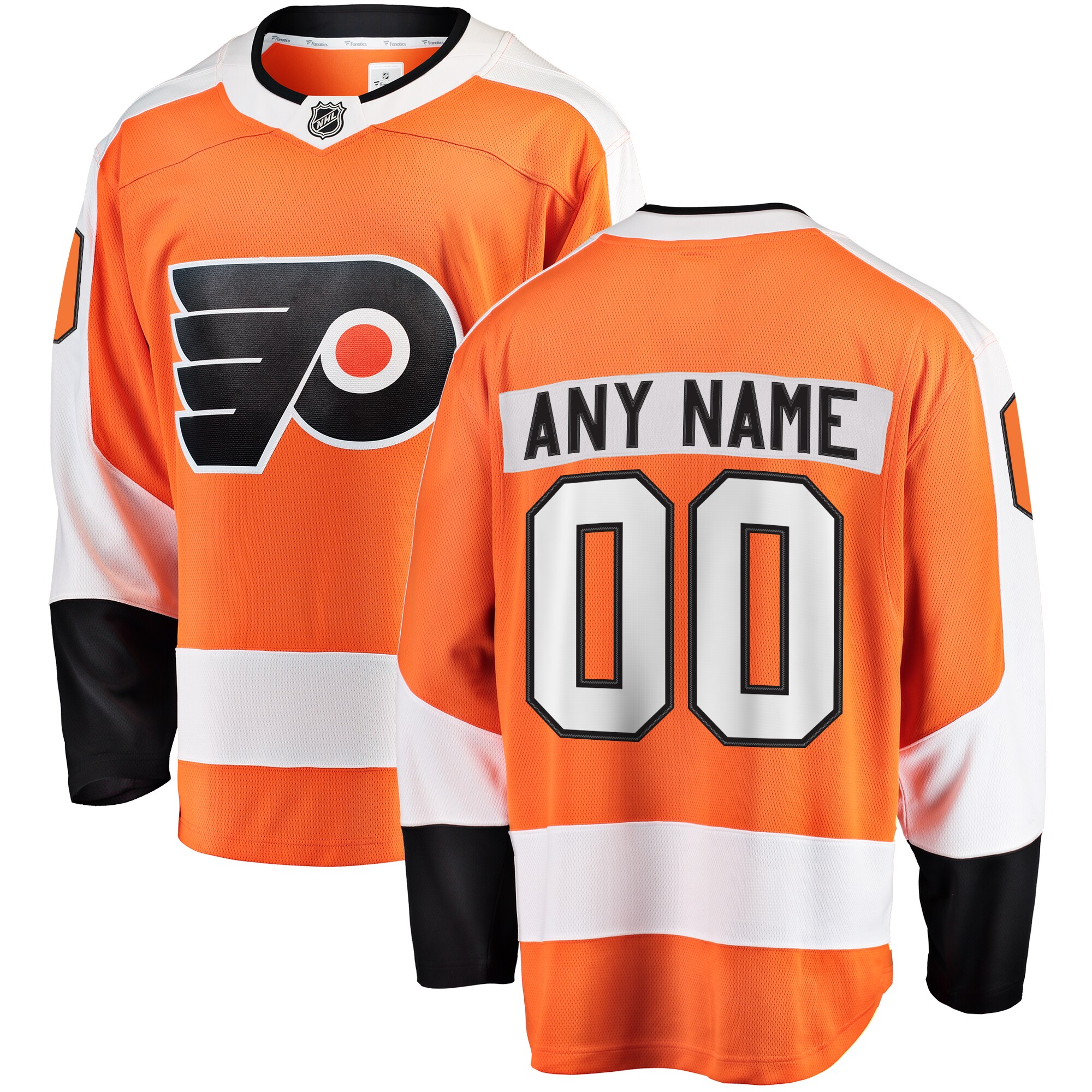Philadelphia Flyers Fanatics Home Breakaway Custom Jersey - Orange cheap jerseys for sale - CheapJerseys.Shop