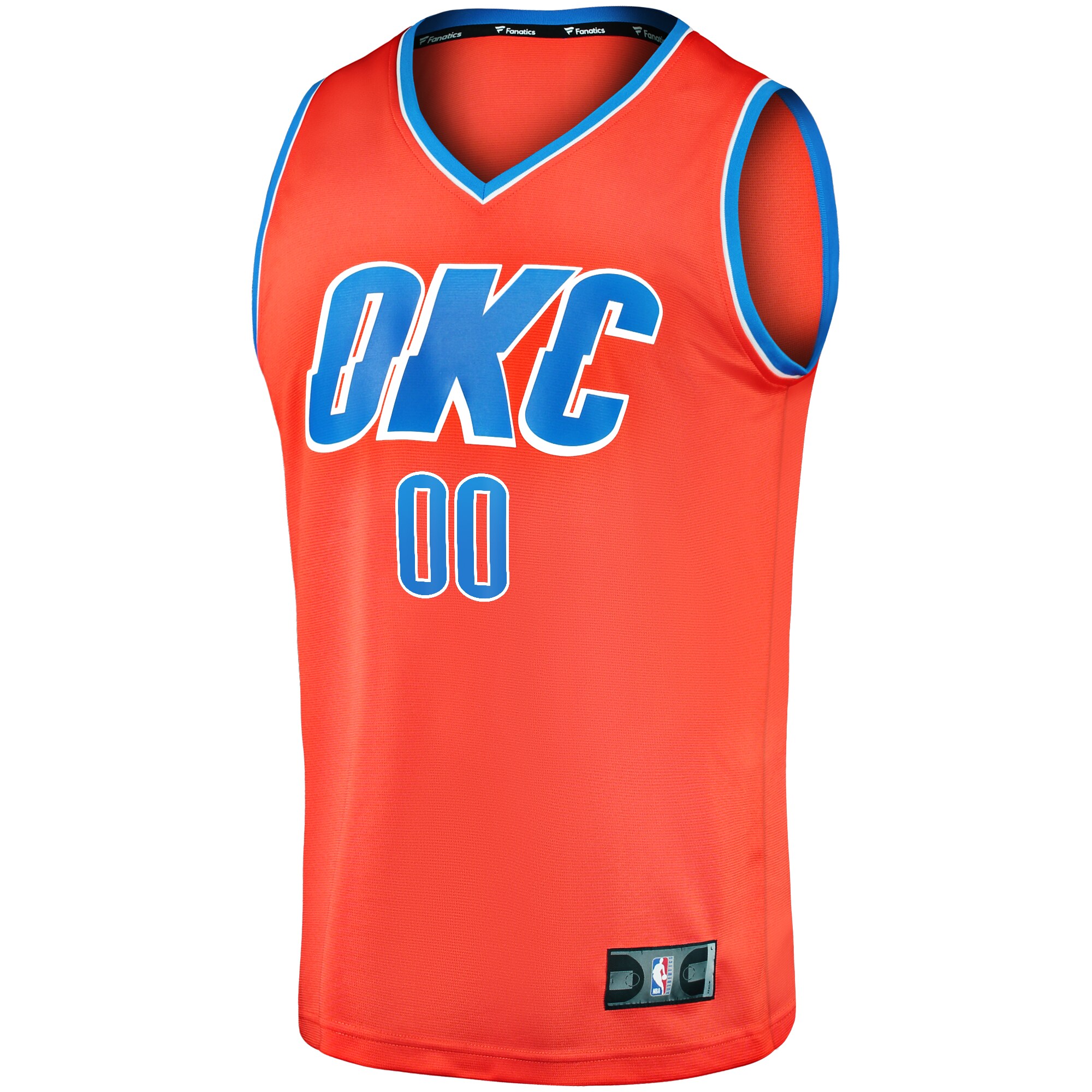 Oklahoma City Thunder Fanatics Youth Fast Break Replica Custom Jersey - Orange - Statement Edition cheap jerseys for sale - CheapJerseys.Shop