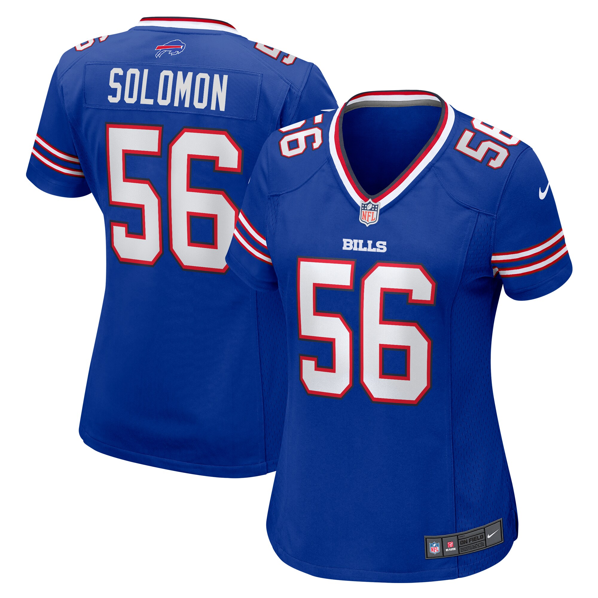 Javon Solomon Buffalo Bills Women's Game Jersey - Royal cheap jerseys for sale - CheapJerseys.Shop