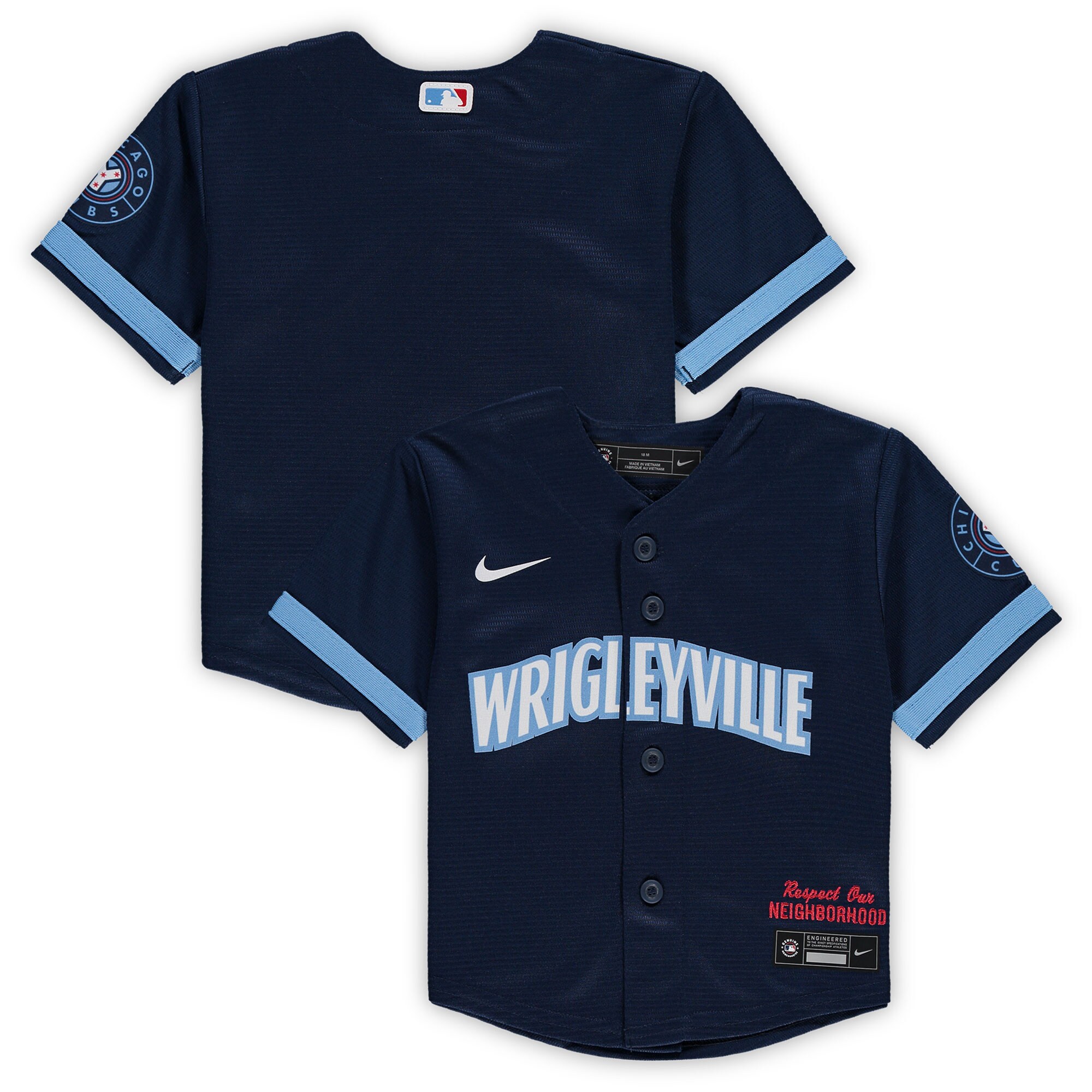 Chicago Cubs Infant City Connect Replica Jersey - Navy cheap jerseys for sale - CheapJerseys.Shop