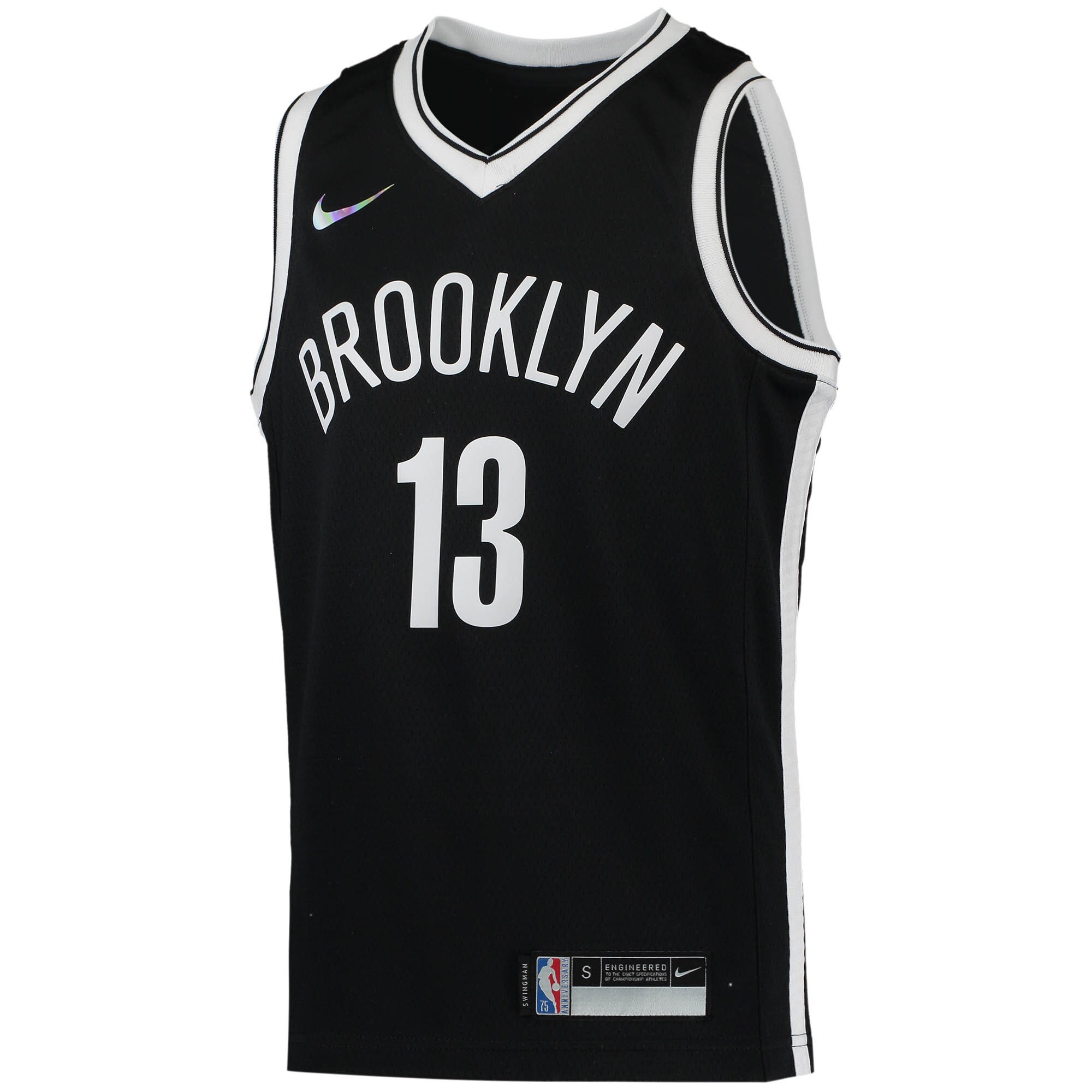 James Harden Brooklyn Nets Youth 2021\/22 Diamond Swingman Jersey - Icon Edition - Black cheap jerseys for sale - CheapJerseys.Shop