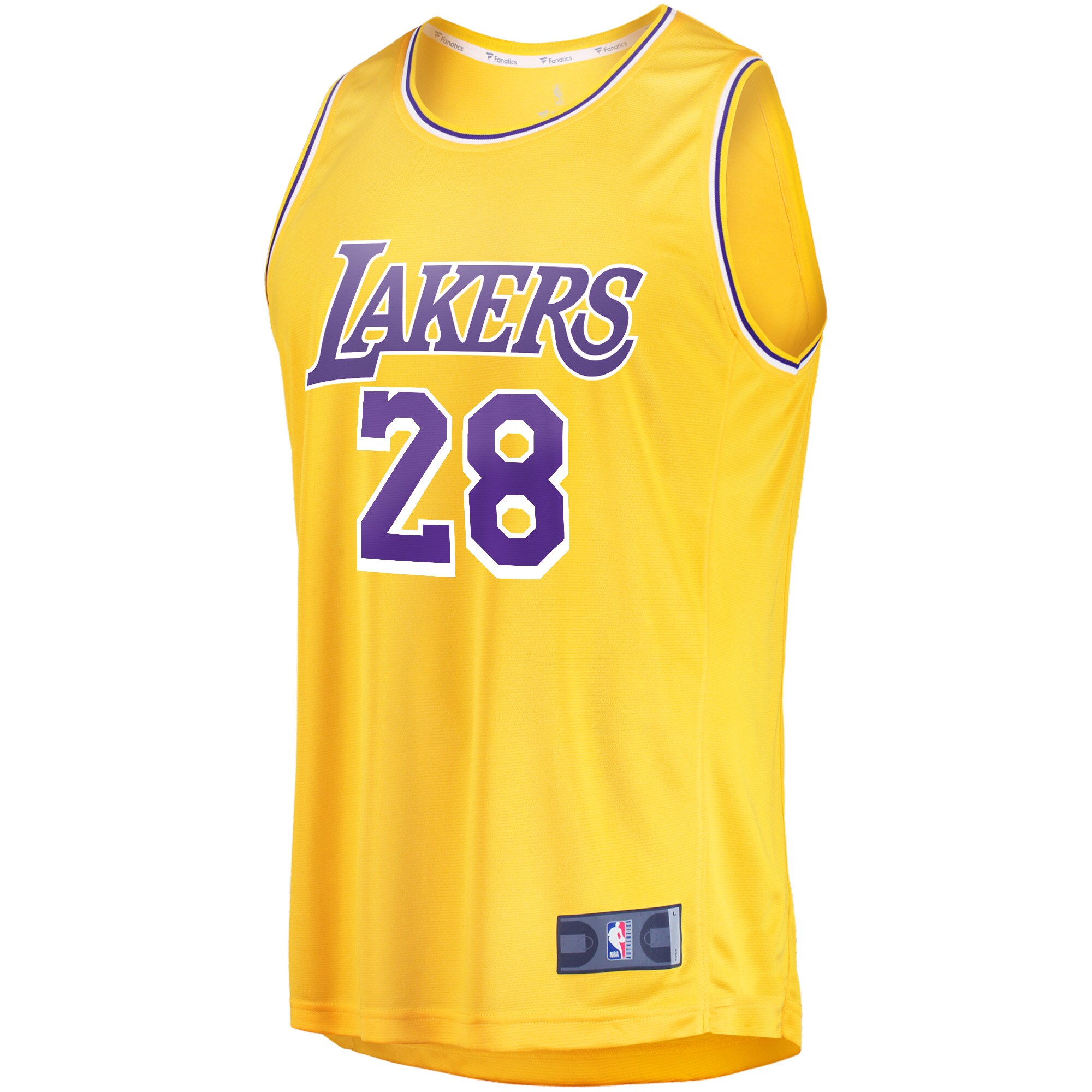 Rui Hachimura Los Angeles Lakers Fanatics Fast Break Player Jersey - Icon Edition - Gold cheap jerseys for sale - CheapJerseys.Shop