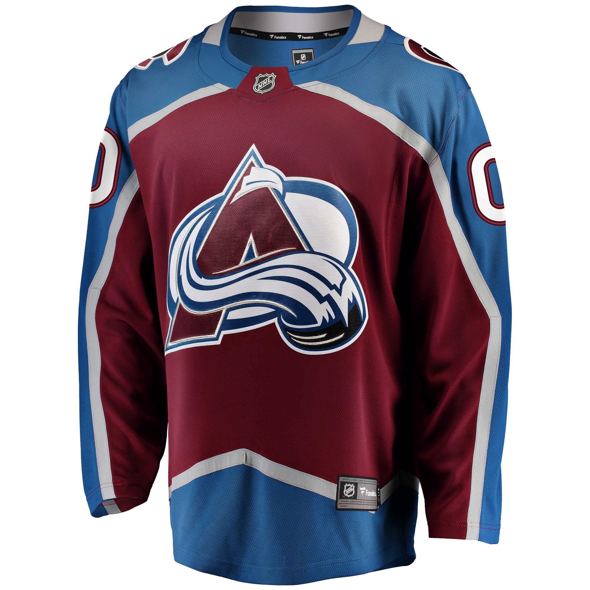 Colorado Avalanche Fanatics Home Breakaway Custom Jersey - Maroon cheap jerseys for sale - CheapJerseys.Shop
