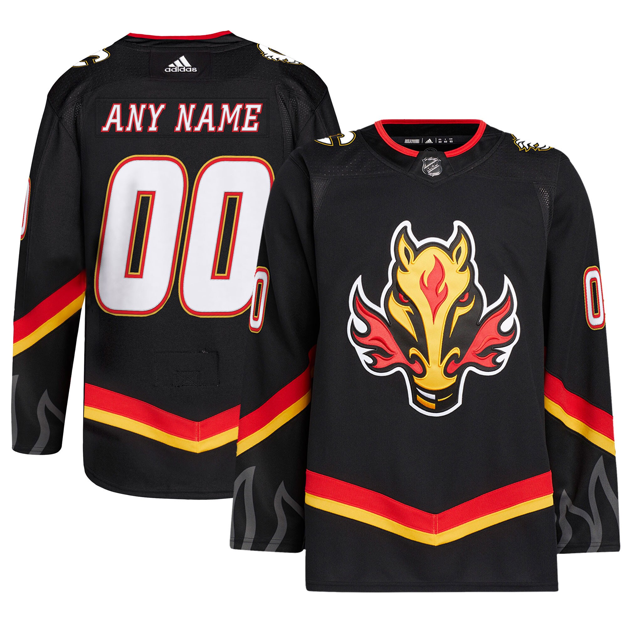 Calgary Flames Alternate Primegreen Authentic Custom Jersey - Black cheap jerseys for sale - CheapJerseys.Shop