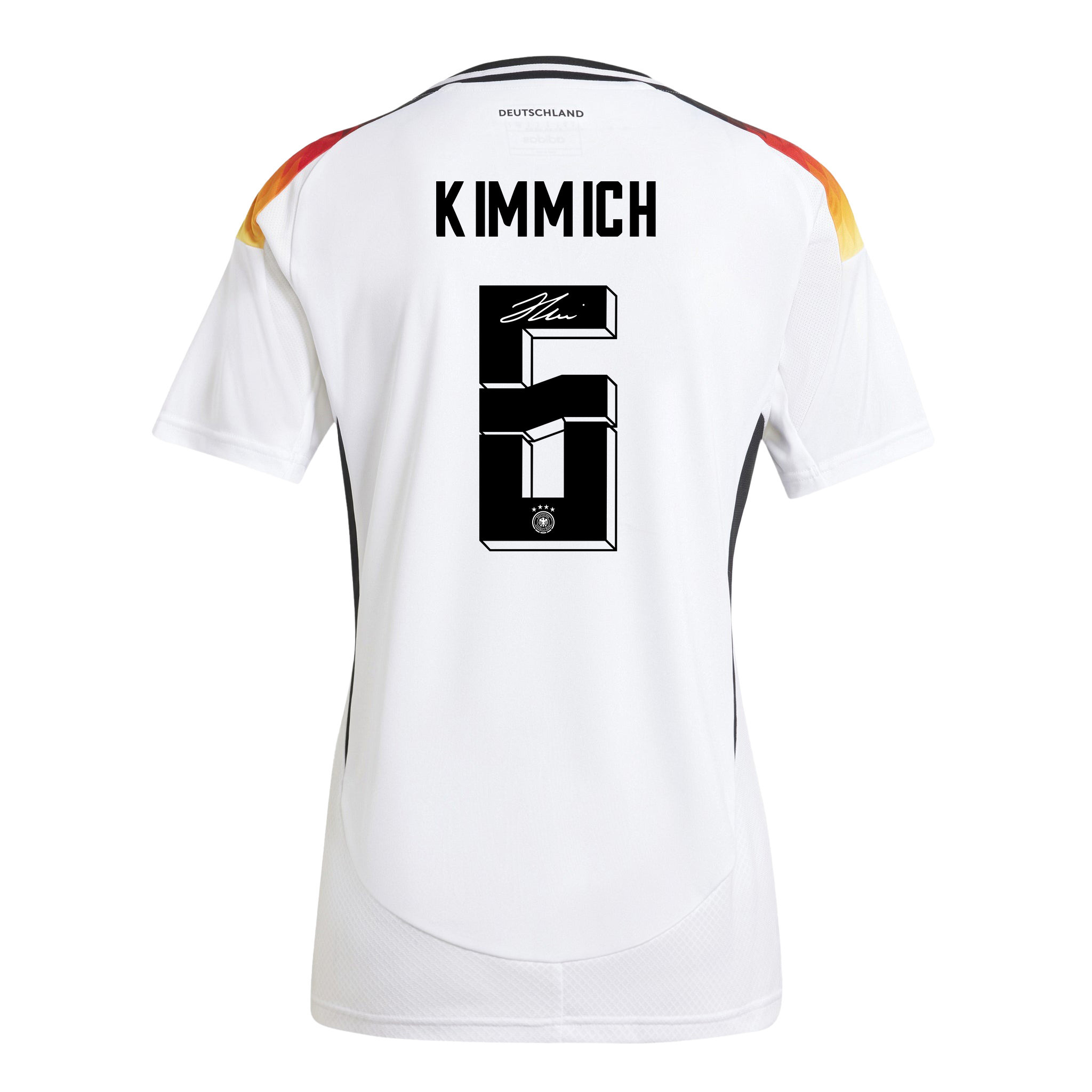 Joshua Kimmich 6 Signed Germany National Team 2024/25 Home Jersey Autographed - Women cheap jerseys for sale - CheapJerseys.Shop