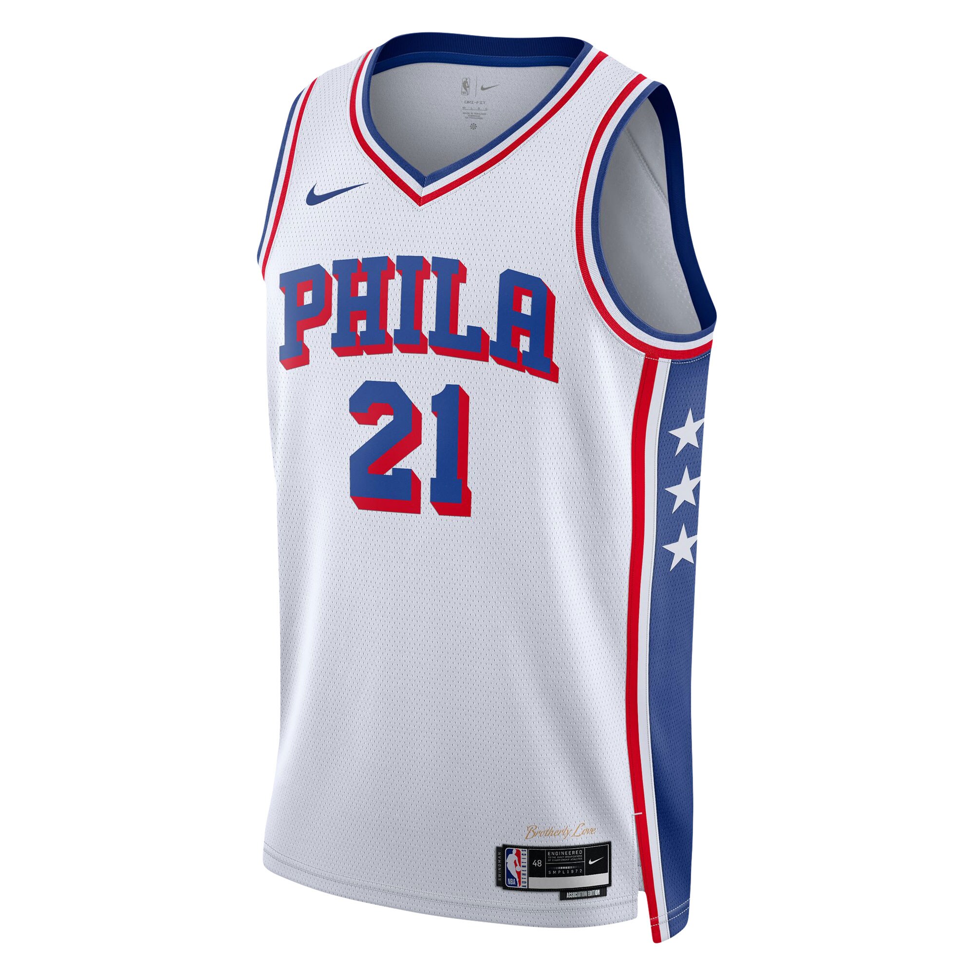 Joel Embiid Philadelphia 76ers Unisex Swingman Jersey - Association Edition - White cheap jerseys for sale - CheapJerseys.Shop