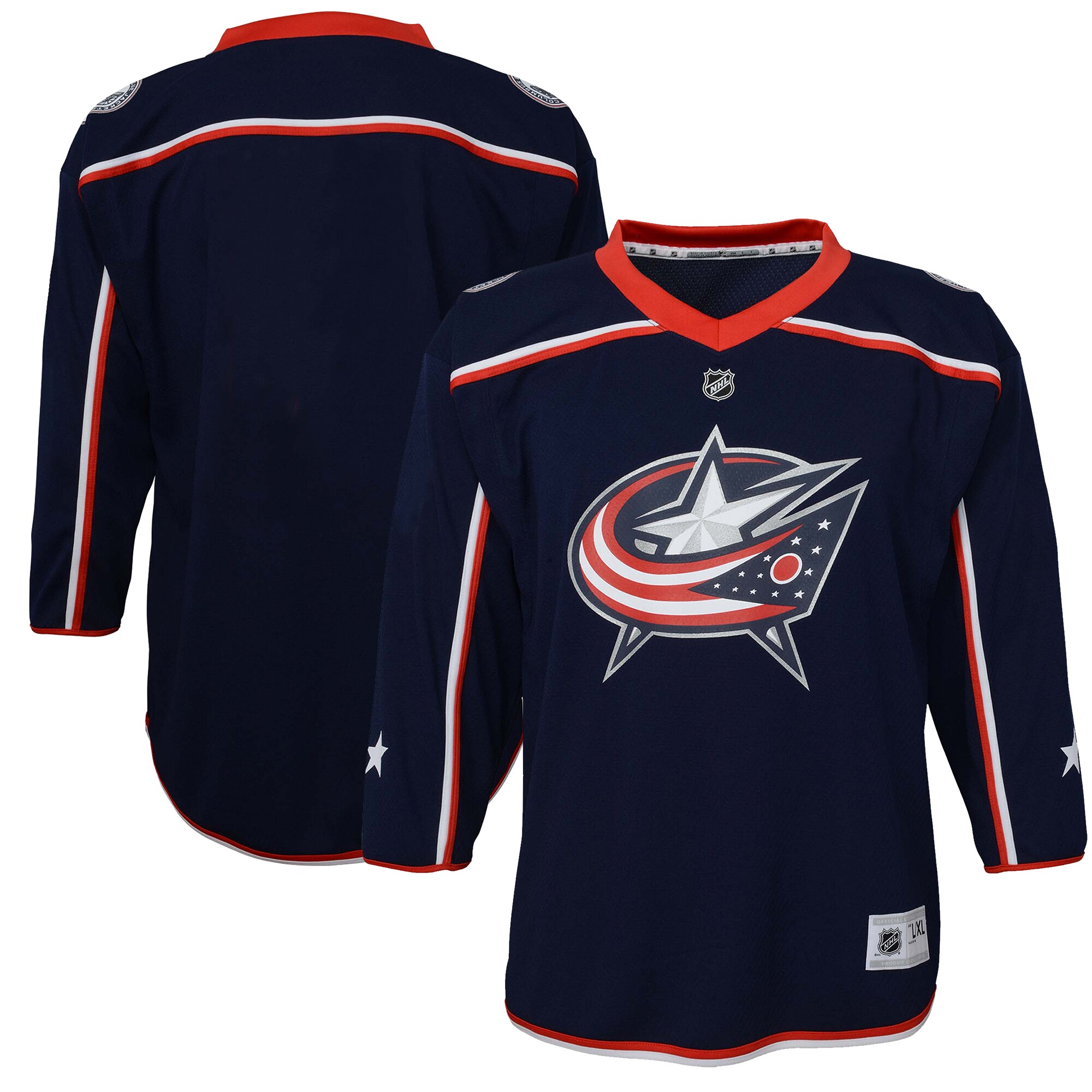 Columbus Blue Jackets Youth Home Replica Jersey - Navy cheap jerseys for sale - CheapJerseys.Shop