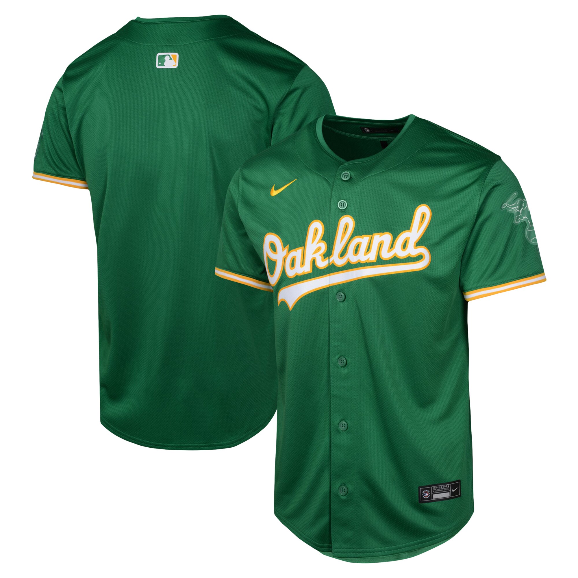 Oakland Athletics Youth Alternate Limited Jersey - Green cheap jerseys for sale - CheapJerseys.Shop