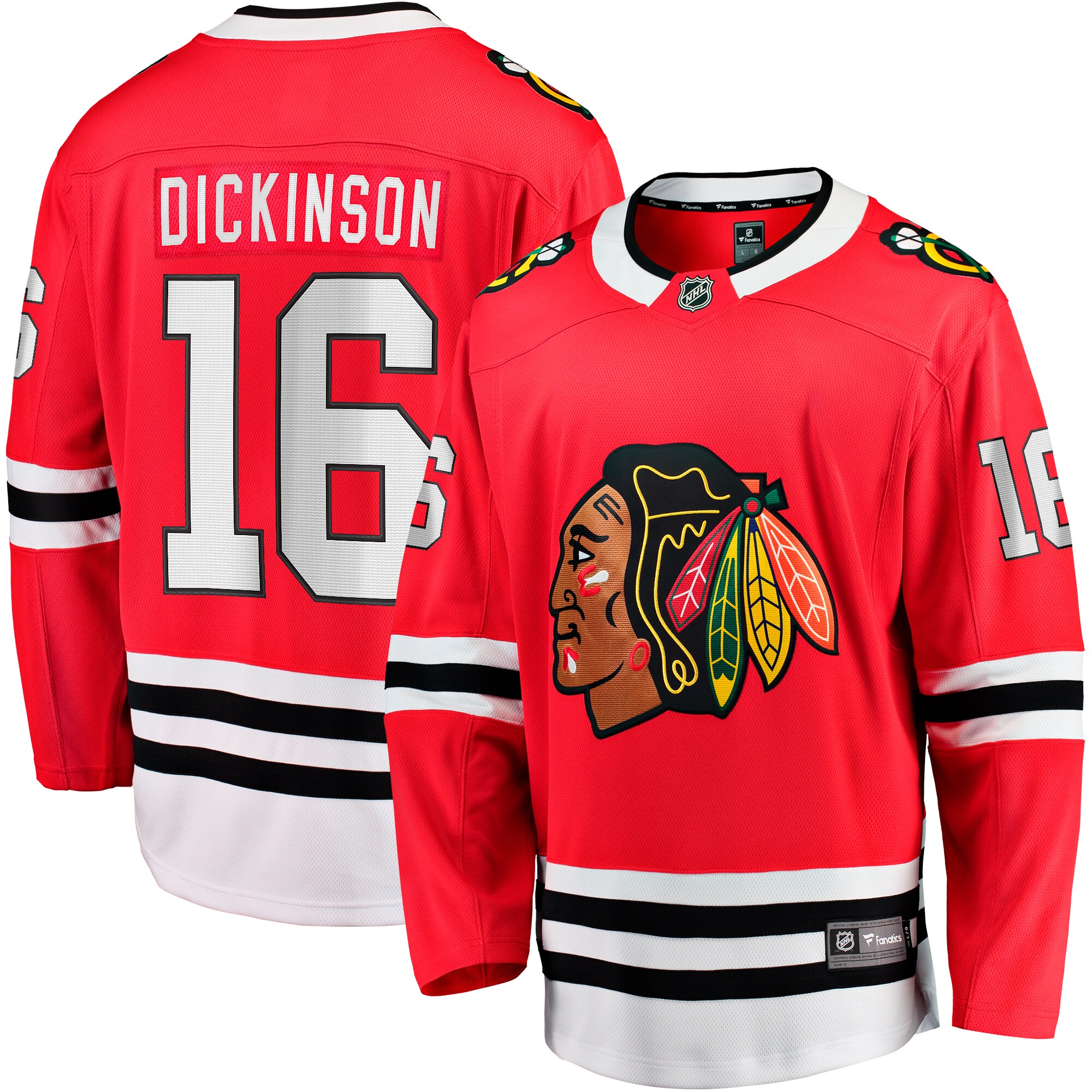 Jason Dickinson Chicago Blackhawks Fanatics Home Breakaway Jersey - Red cheap jerseys for sale - CheapJerseys.Shop