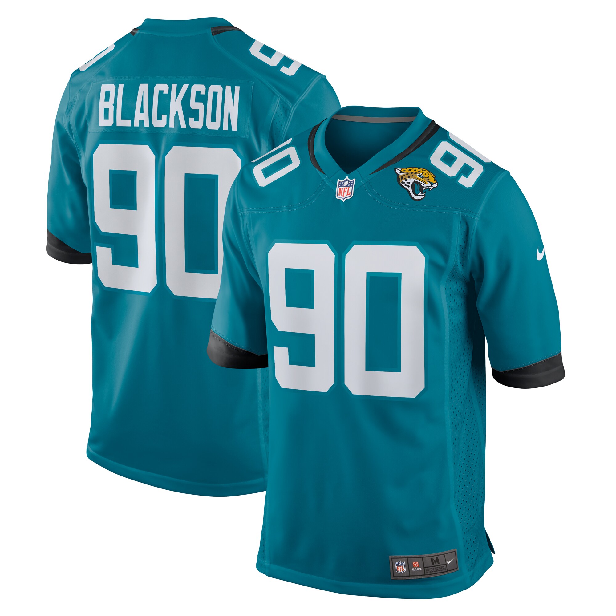 Angelo Blackson Jacksonville Jaguars Team Game Jersey - Teal cheap jerseys for sale - CheapJerseys.Shop