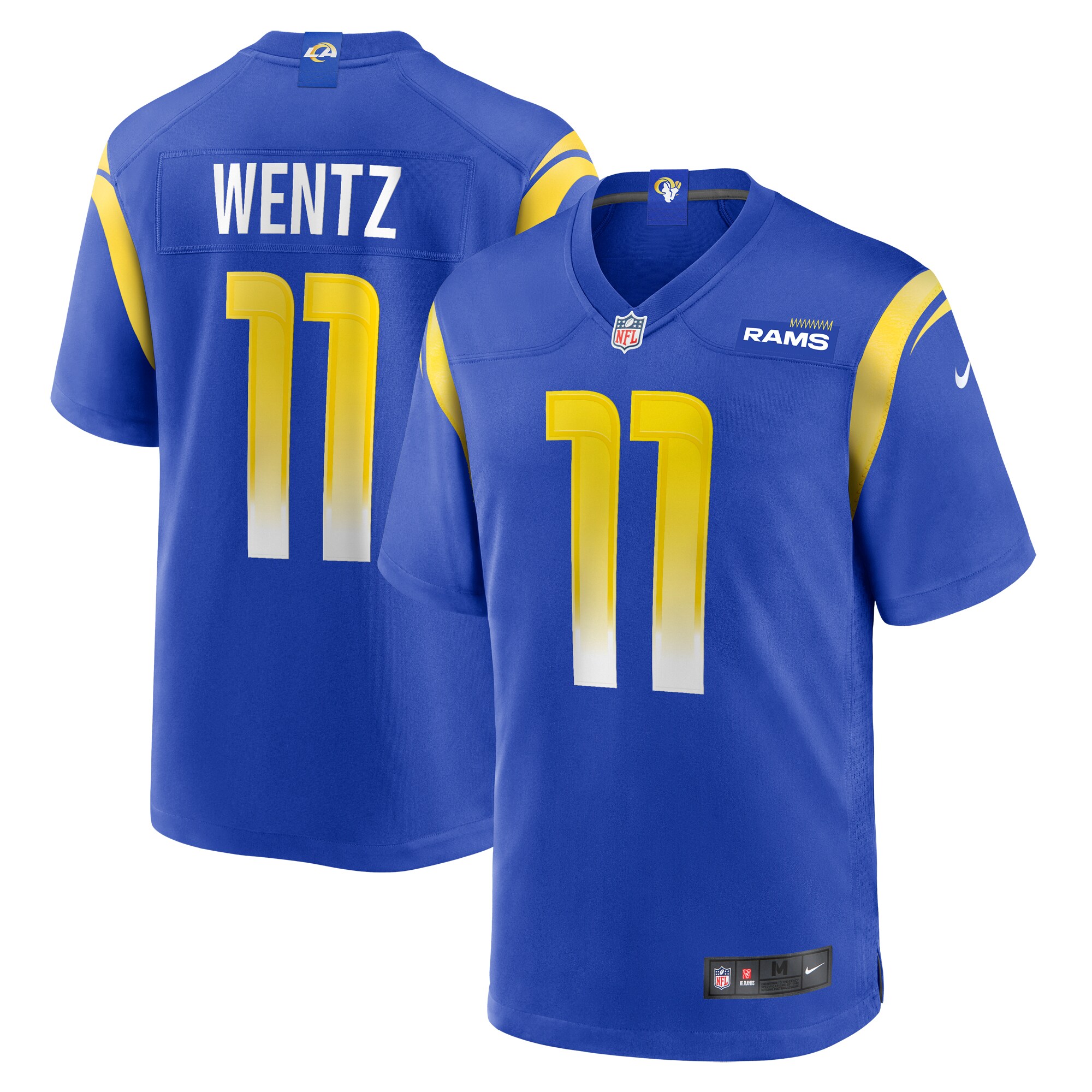 Carson Wentz Los Angeles Rams Team Game Jersey - Royal cheap jerseys for sale - CheapJerseys.Shop