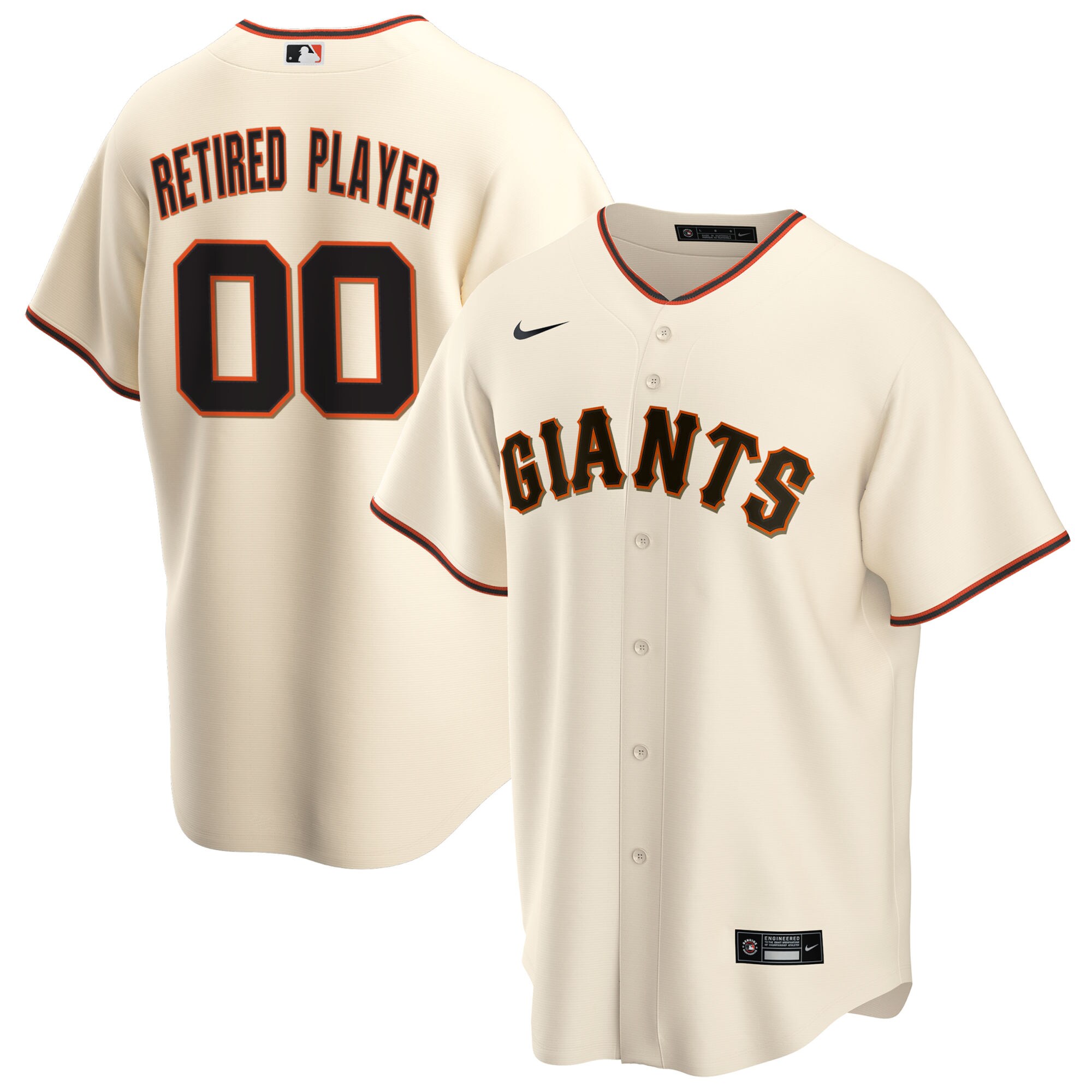 San Francisco Giants Home Pick-A-Player Retired Roster Replica Jersey - Cream cheap jerseys for sale - CheapJerseys.Shop