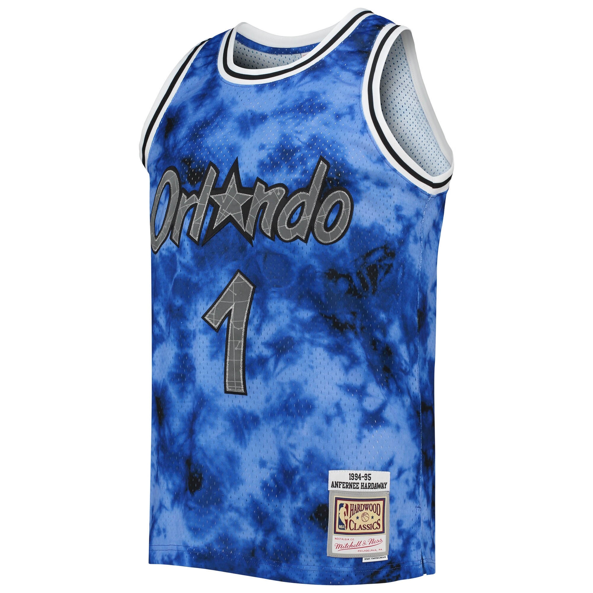 Penny Hardaway Orlando Magic Mitchell & Ness 1994\/95 Galaxy Swingman Jersey - Blue cheap jerseys for sale - CheapJerseys.Shop