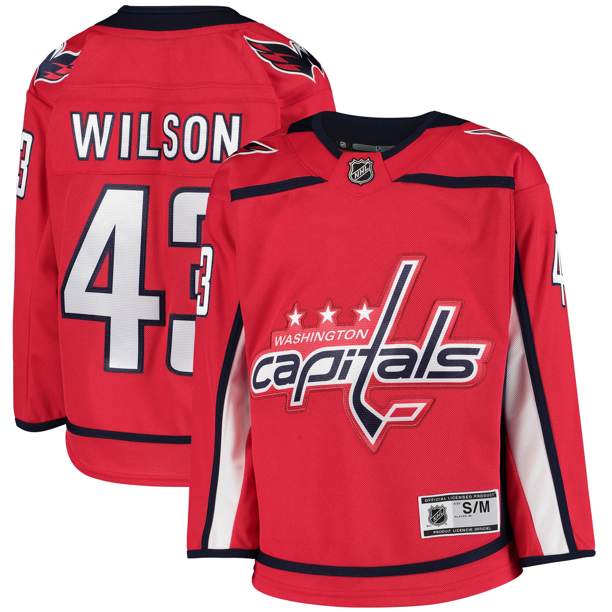 Tom Wilson Washington Capitals Youth Home Premier Player Jersey - Red cheap jerseys for sale - CheapJerseys.Shop